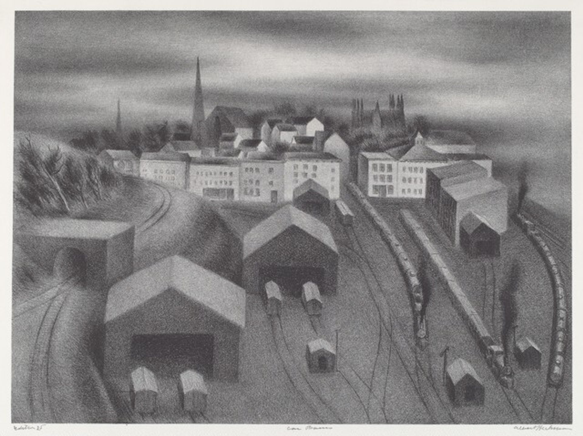 Car Barns by Albert William Heckman