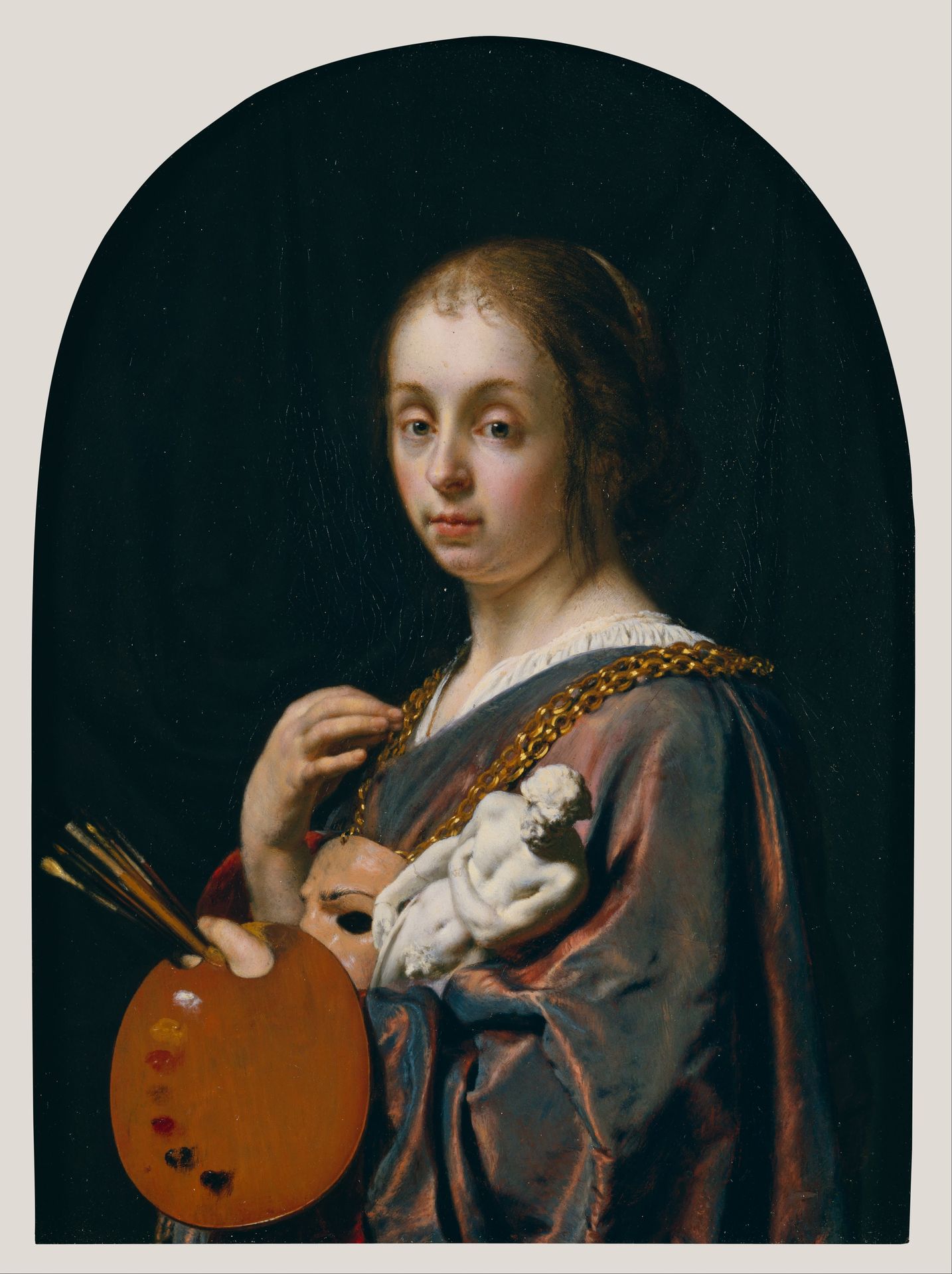 Pictura (an Allegory of Painting) by Frans van Mieris the Elder