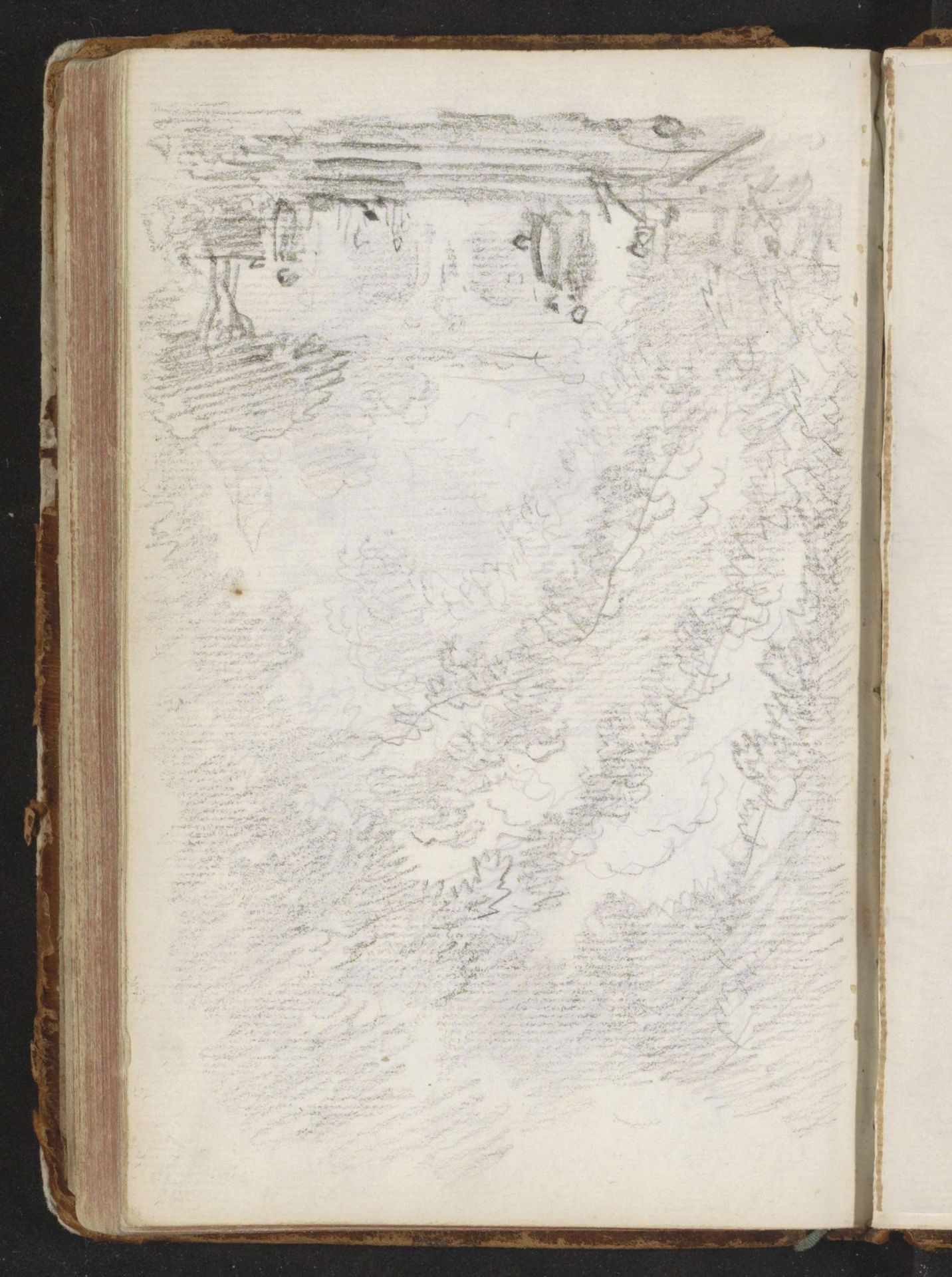 Landschap met wandelende en zittende figuren by Jean-Honoré Fragonard