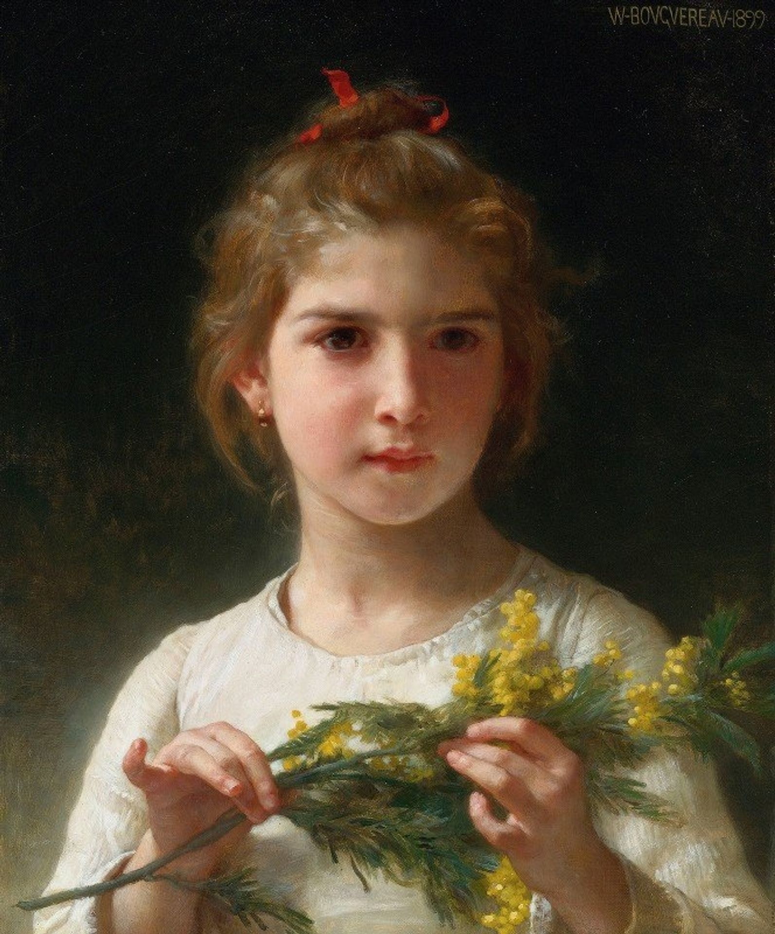 Mimosa by William Bouguereau