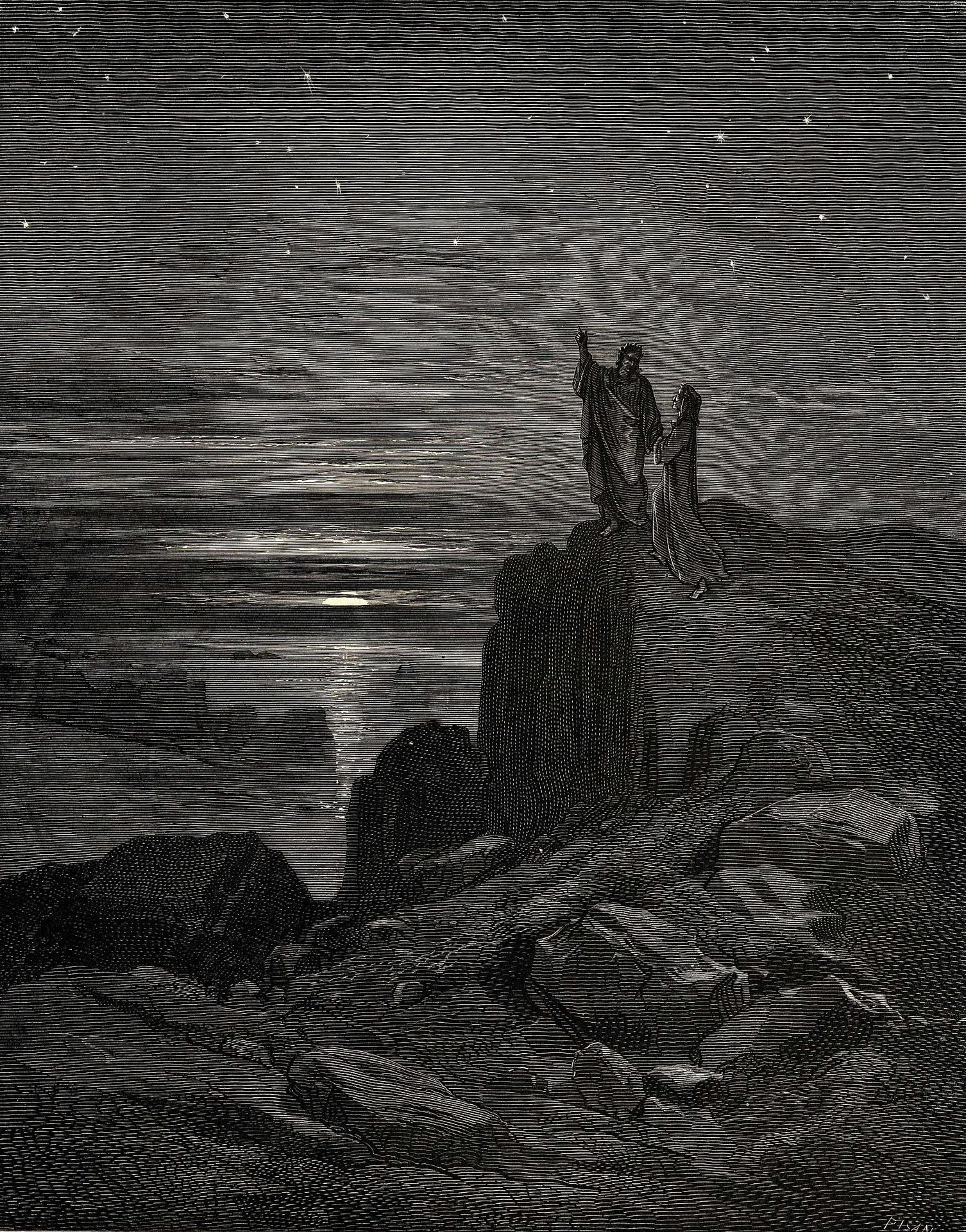The Inferno, Canto 34 by Gustave Dore