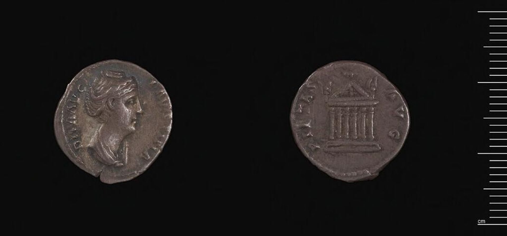Denarius of Faustina I by Faustina I