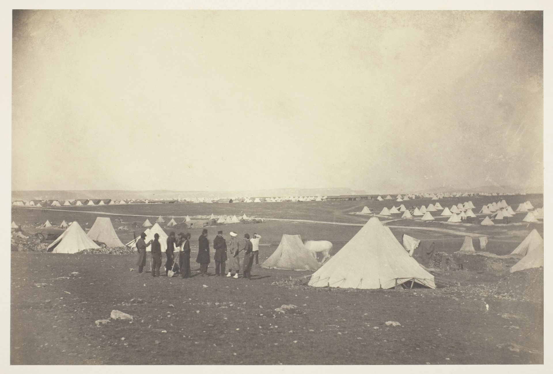 General Bosquet's Quarters looking toward Mackenzie Farm by Roger Fenton