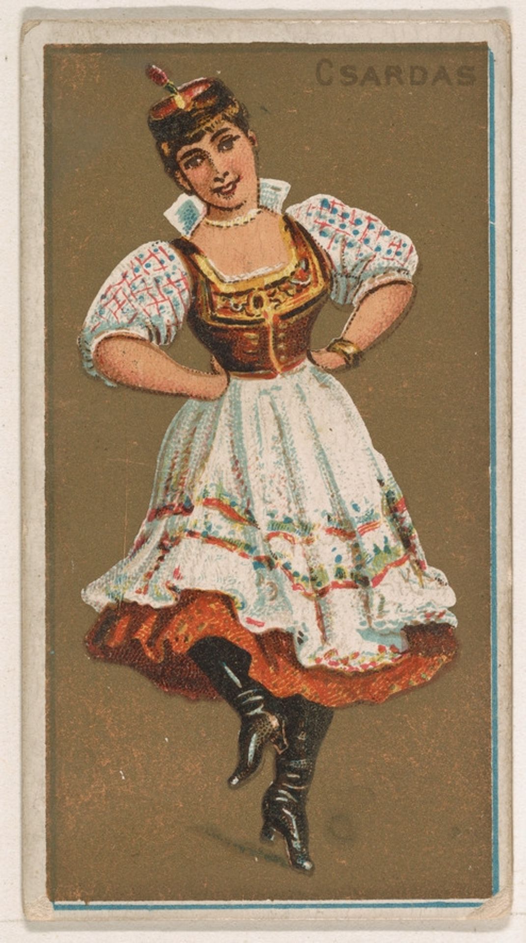 Csardas, from National Dances (N225, Type 1) issued by Kinney Bros. by Kinney Brothers Tobacco Company