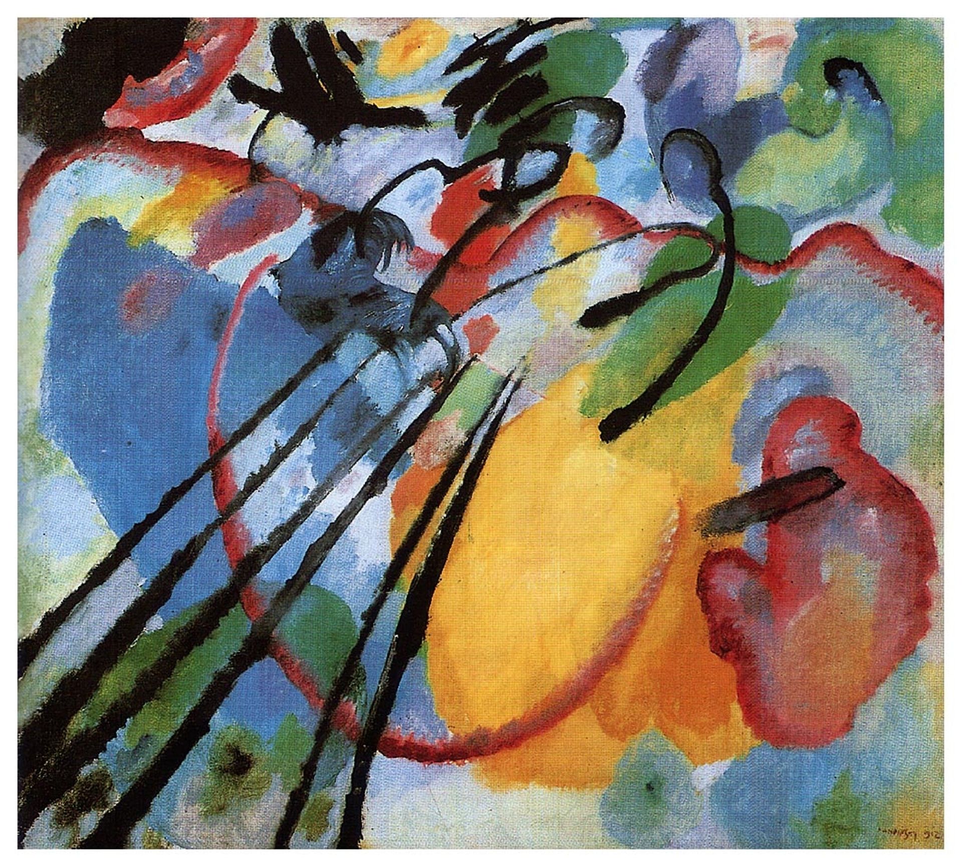 Improvisation 26 (Rowing) by Wassily Kandinsky