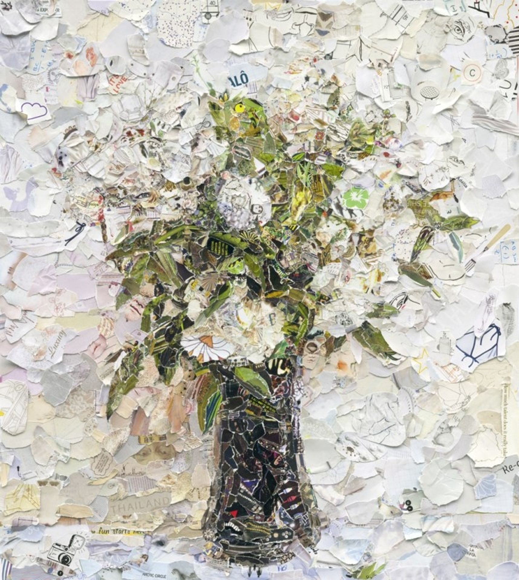 Fairy Roses, after Fantin-Latour (Pictures of Magazines 2) by Vik Muniz