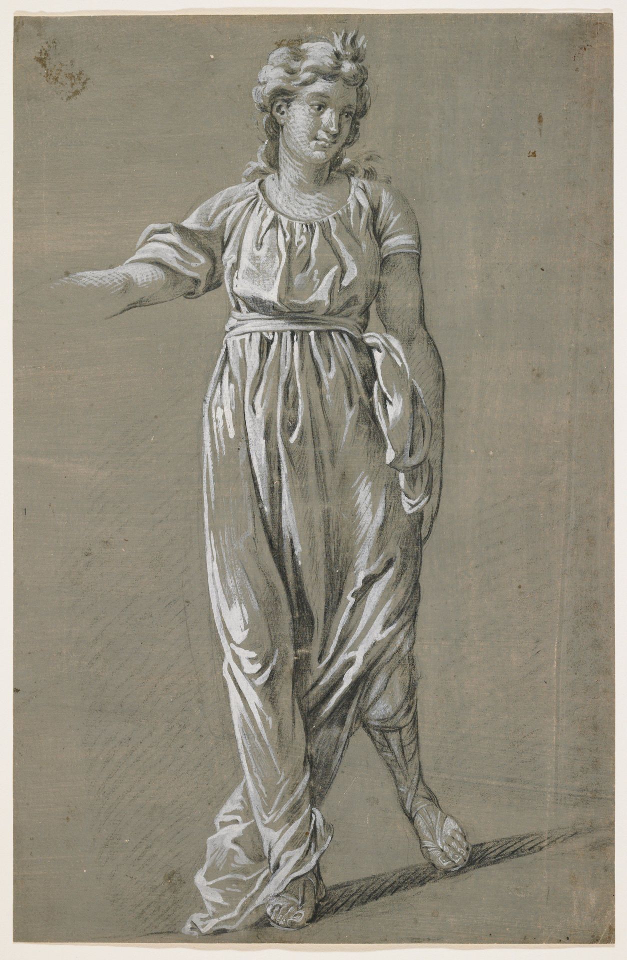 Woman in a Neoclassical Dress by Jean Grandjean