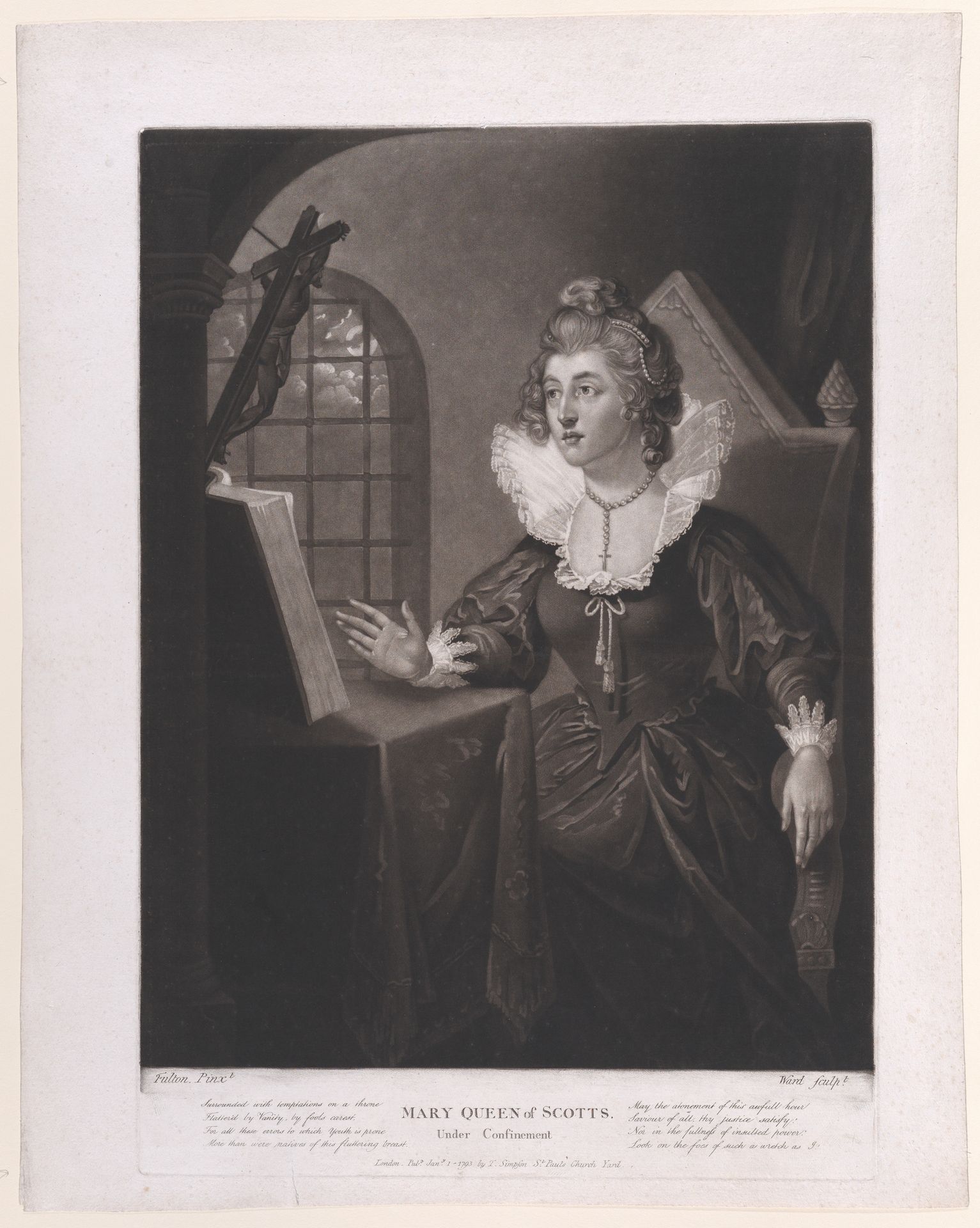 Mary, Queen of Scots Under Confinement by James Ward
