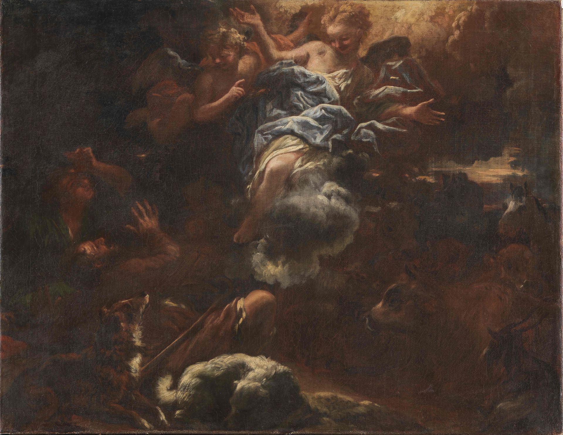 The Annunciation to the Shepherds by Lieven Mehus