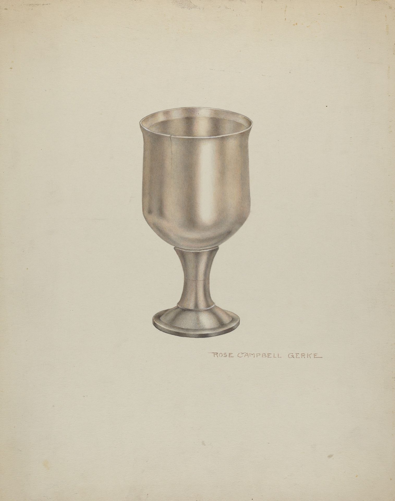 Silver Goblet by Rose Campbell-Gerke