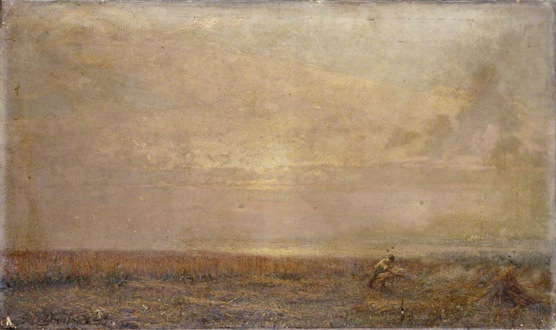 Sunset, St Ives, Cornwall by Frederick George Cotman