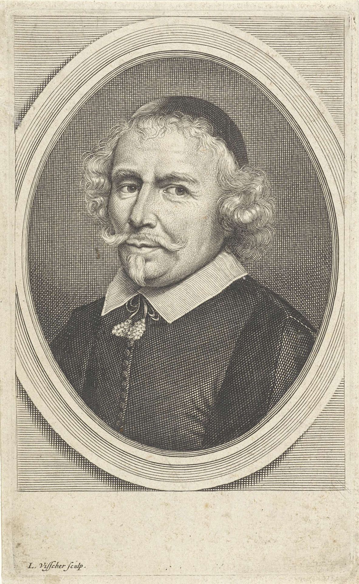 Portret van de geneesheer Nicolaas Tulp by Lambert Visscher