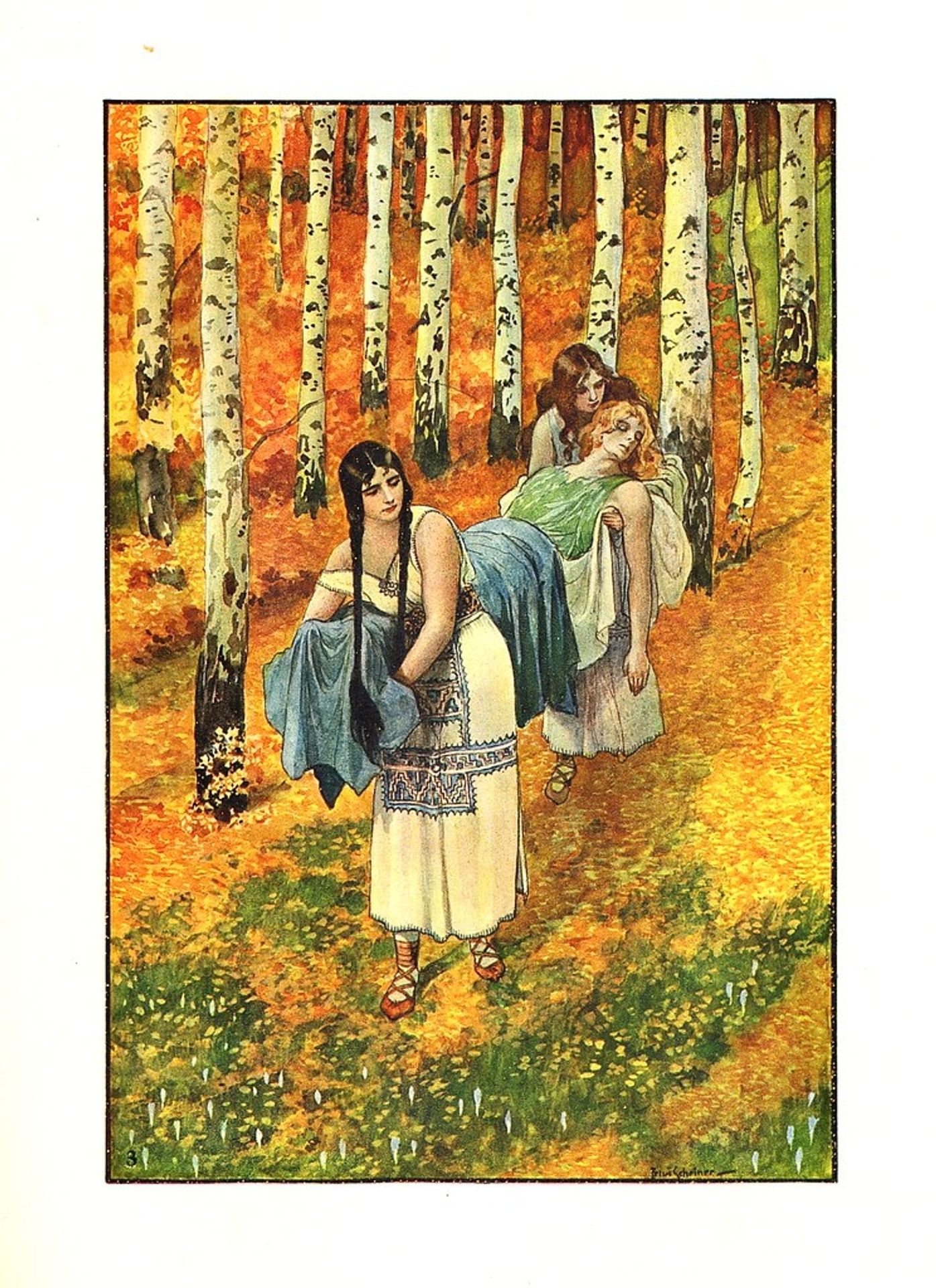 Illustration for Vyšehrad by Artuš Scheiner