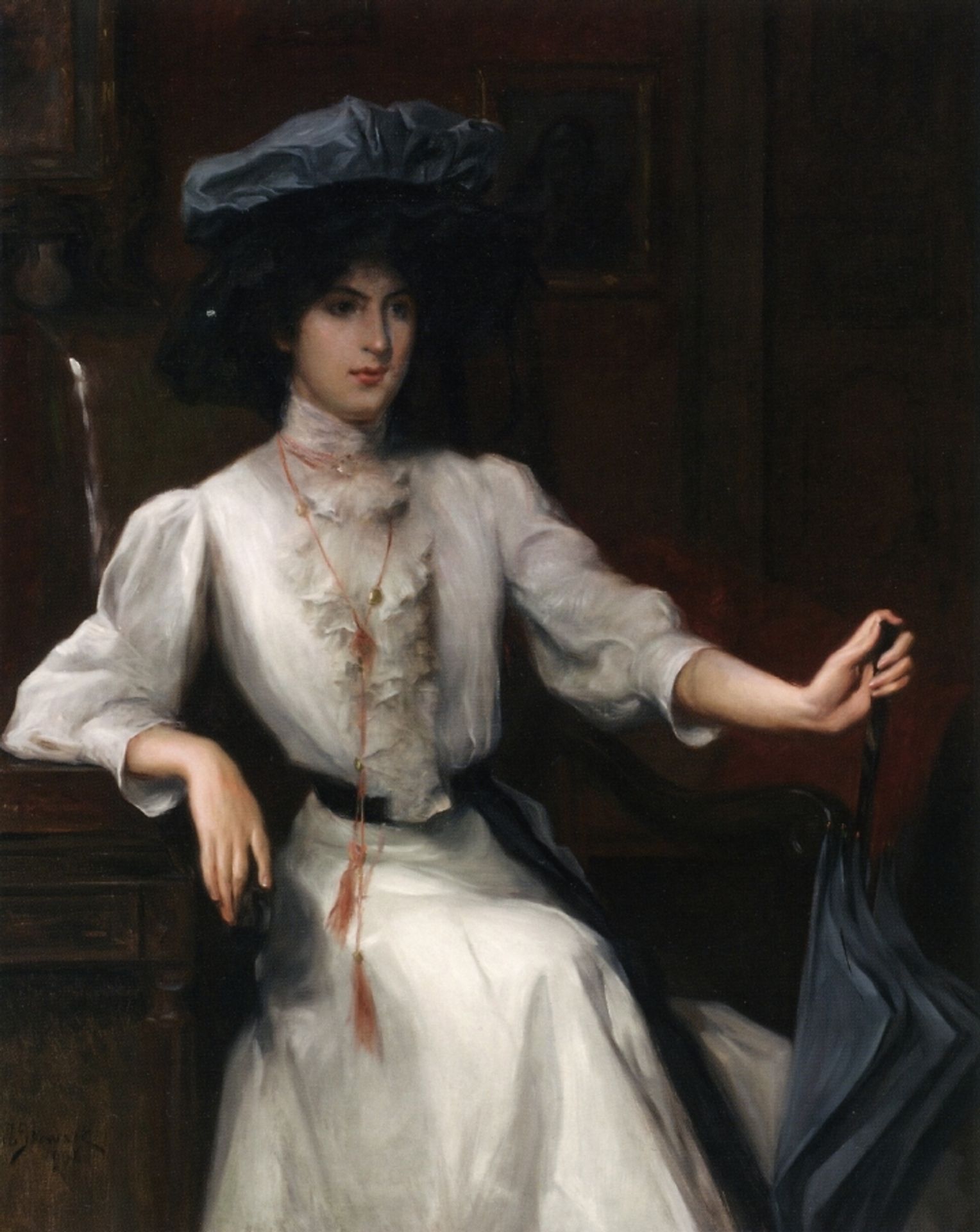 Portrait of a Woman by Julius Leblanc Stewart