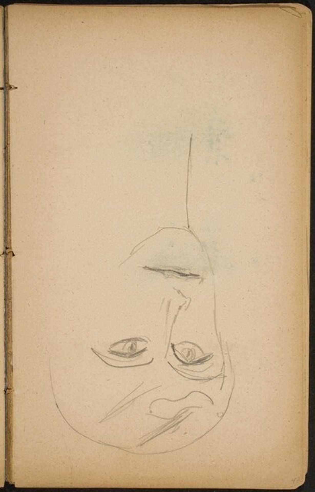 Weibliche Bildnisstudie (Female Portrait Study) [p. 43] by Max Beckmann