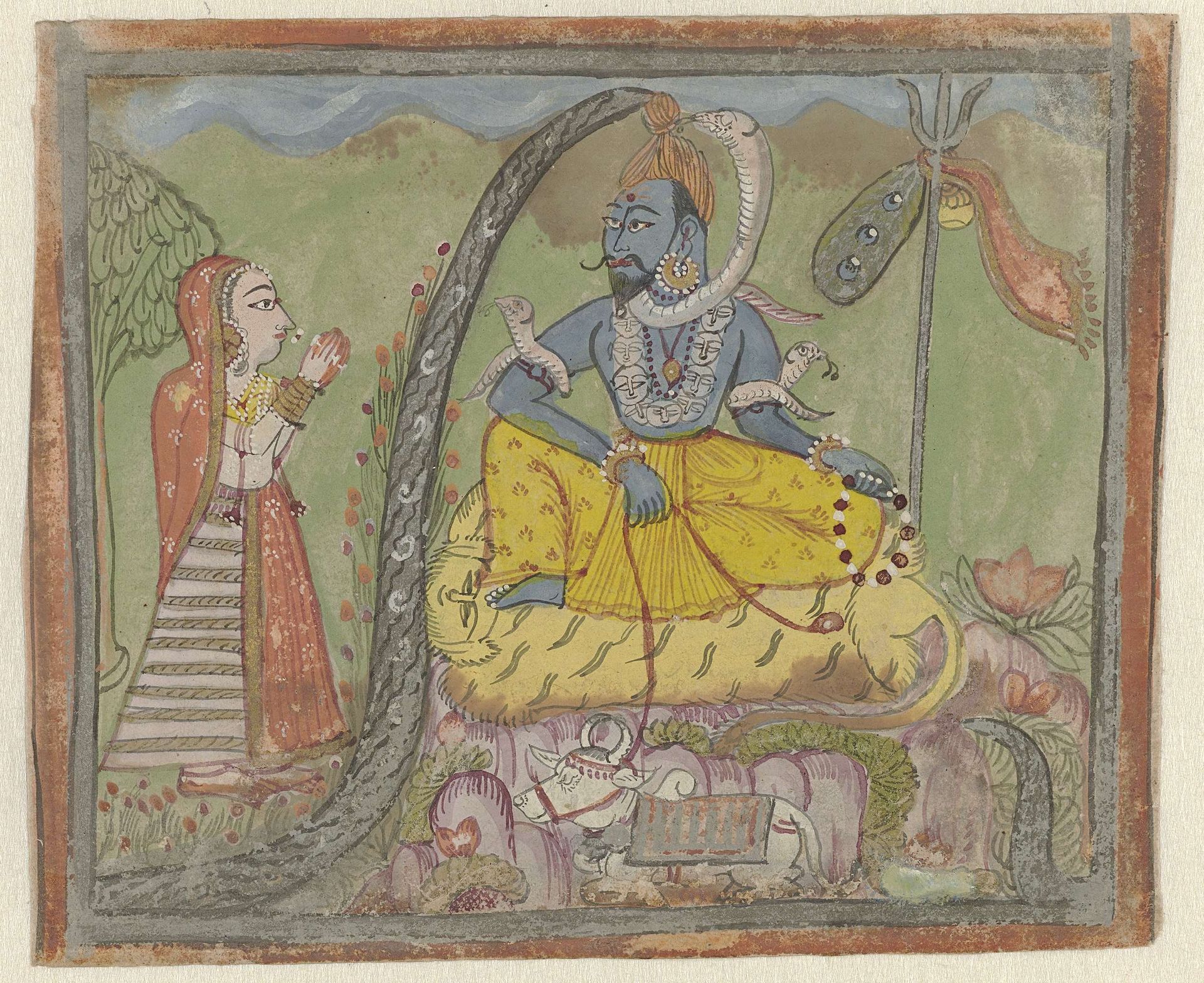 Shiva en Parvati by Anonymous