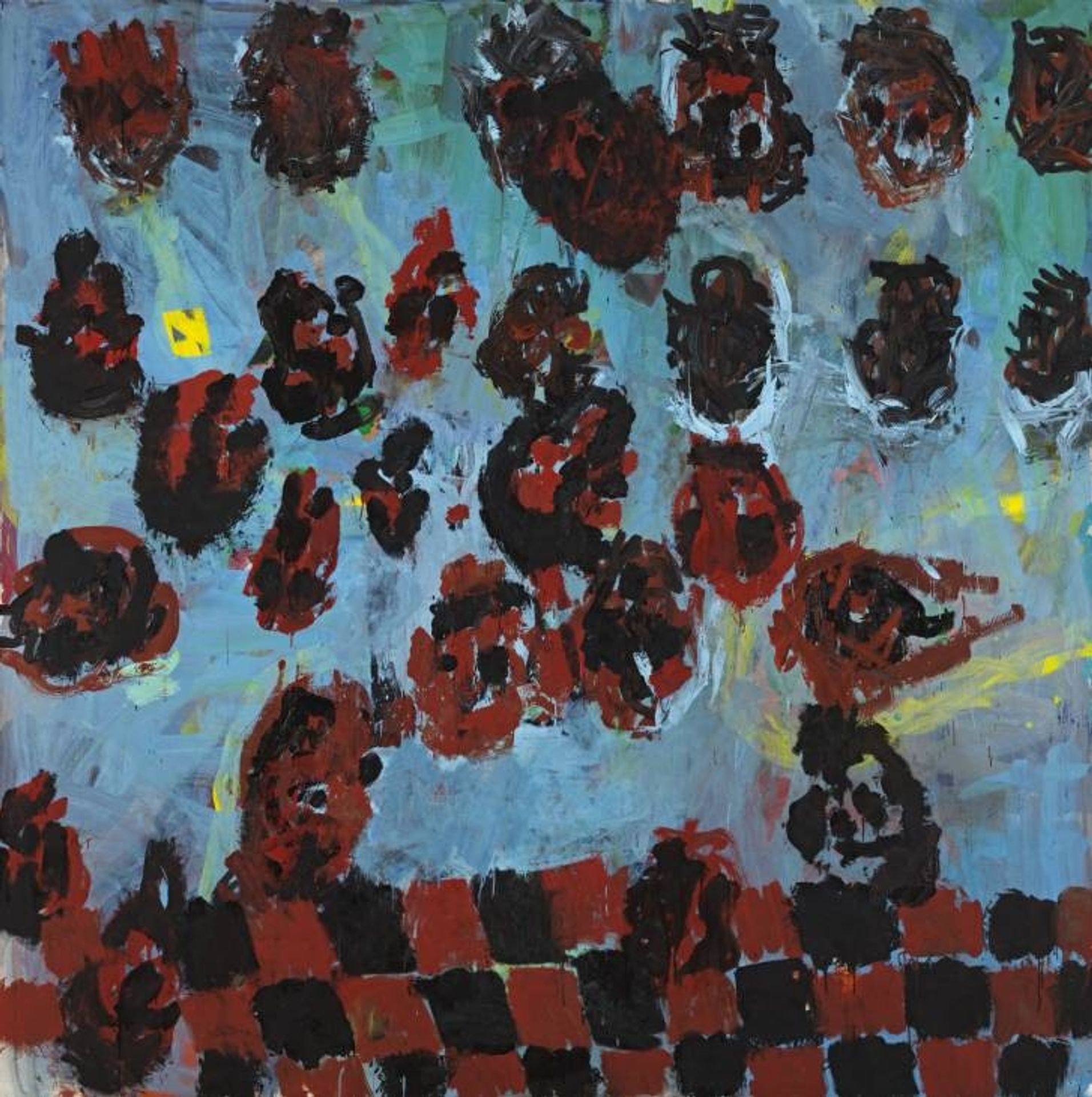Folkdance Melancholia by Georg Baselitz