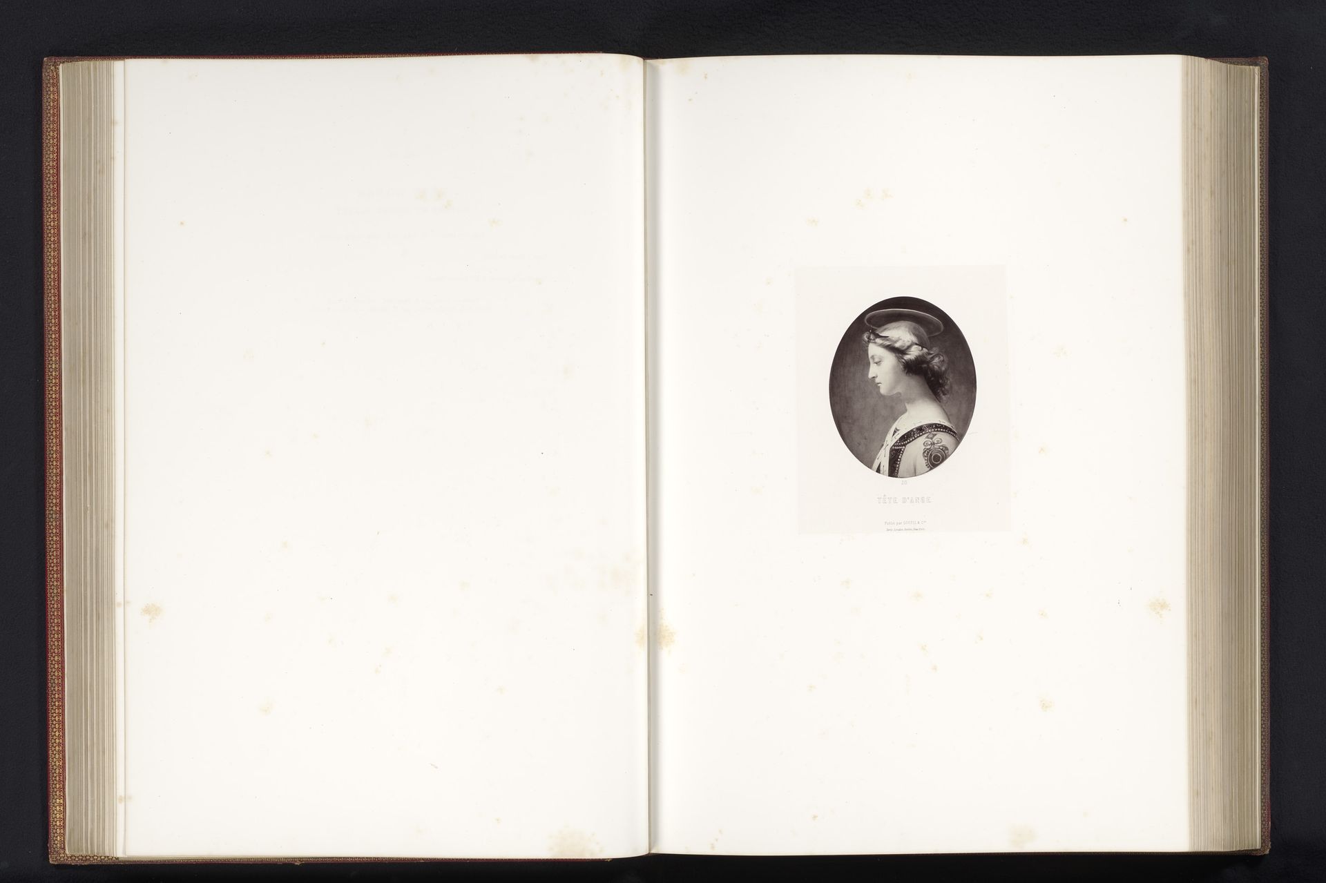 Fotoreproductie van een schilderij van een engel door Paul Delaroche by Robert Jefferson Bingham