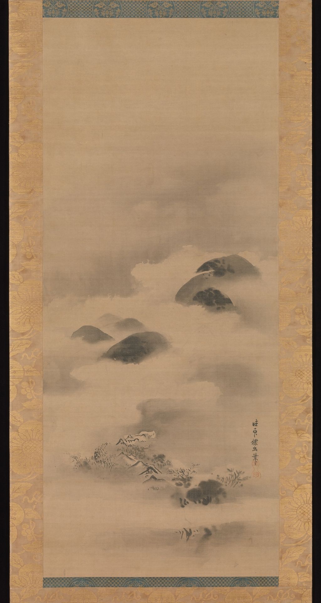 Landscape in Moonlight by Kano Tan'yū