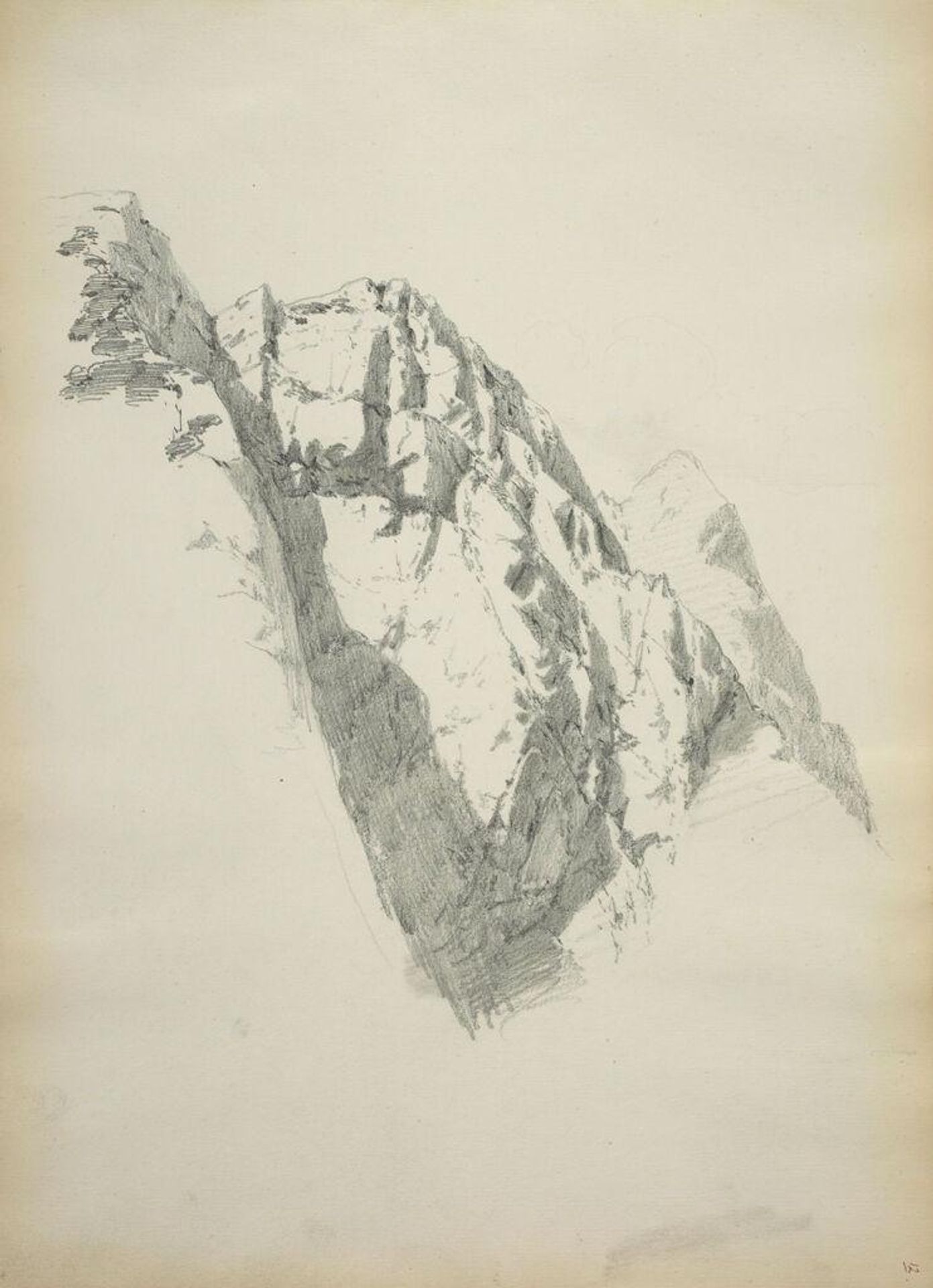 Study of a Cliff by John Singer Sargent