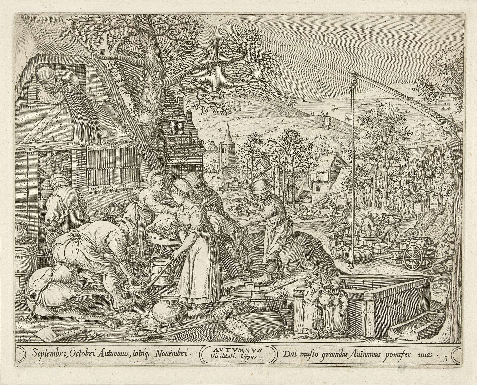 Herfst by Pieter van der Heyden