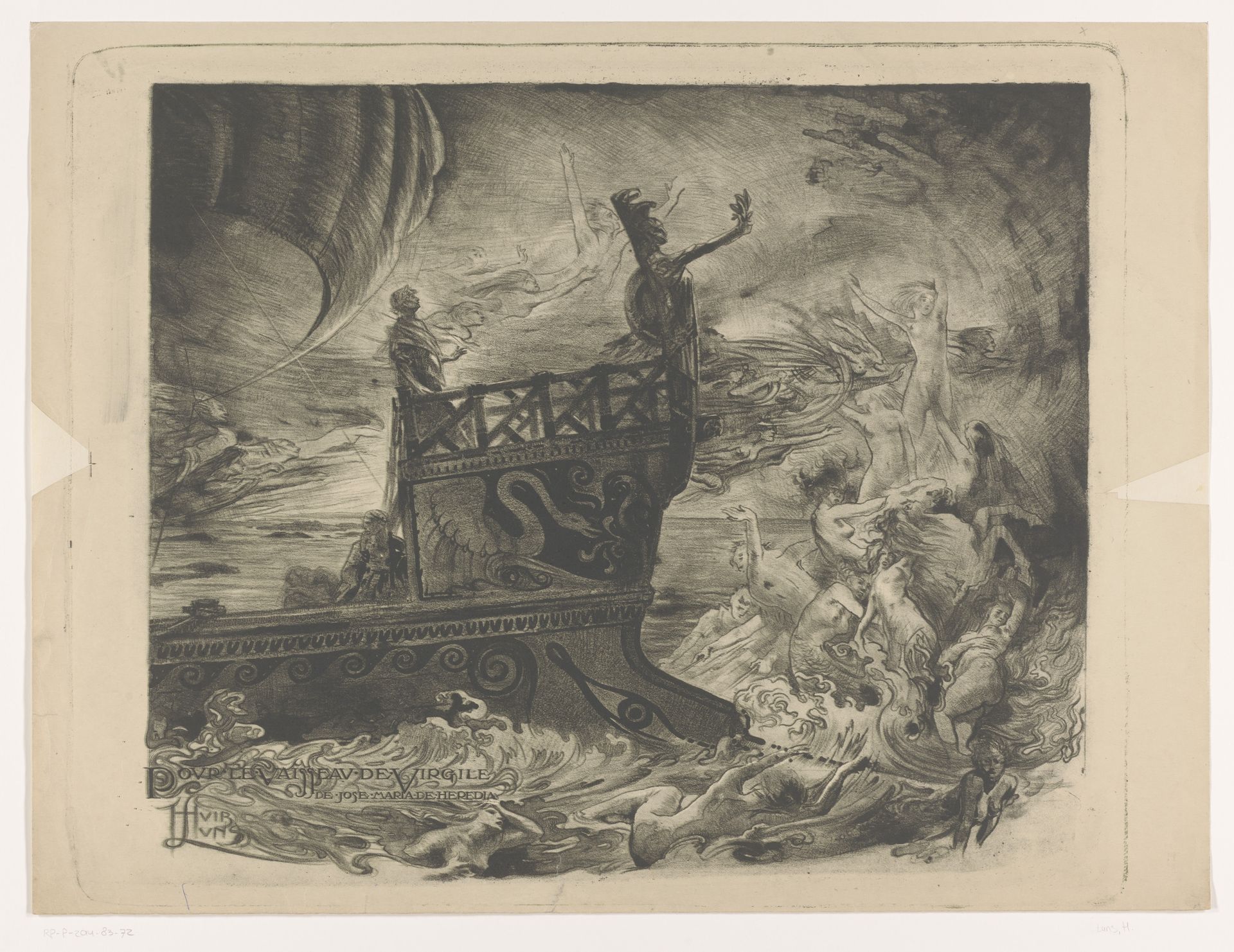 Pour le vaisseau de virgile by Huib Luns