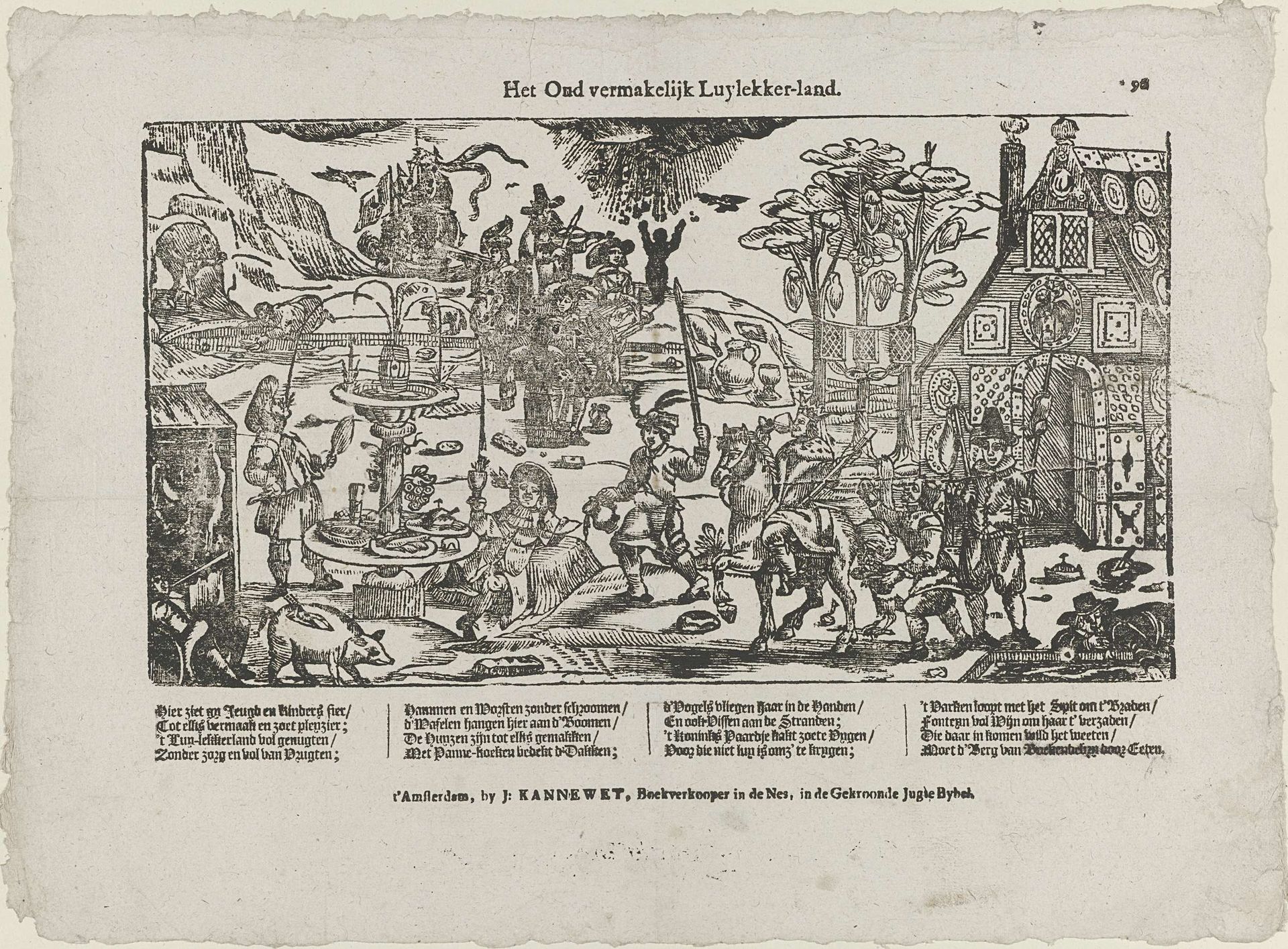 Het oud vermakelijk luylekker-land by Johannes (II) Kannewet