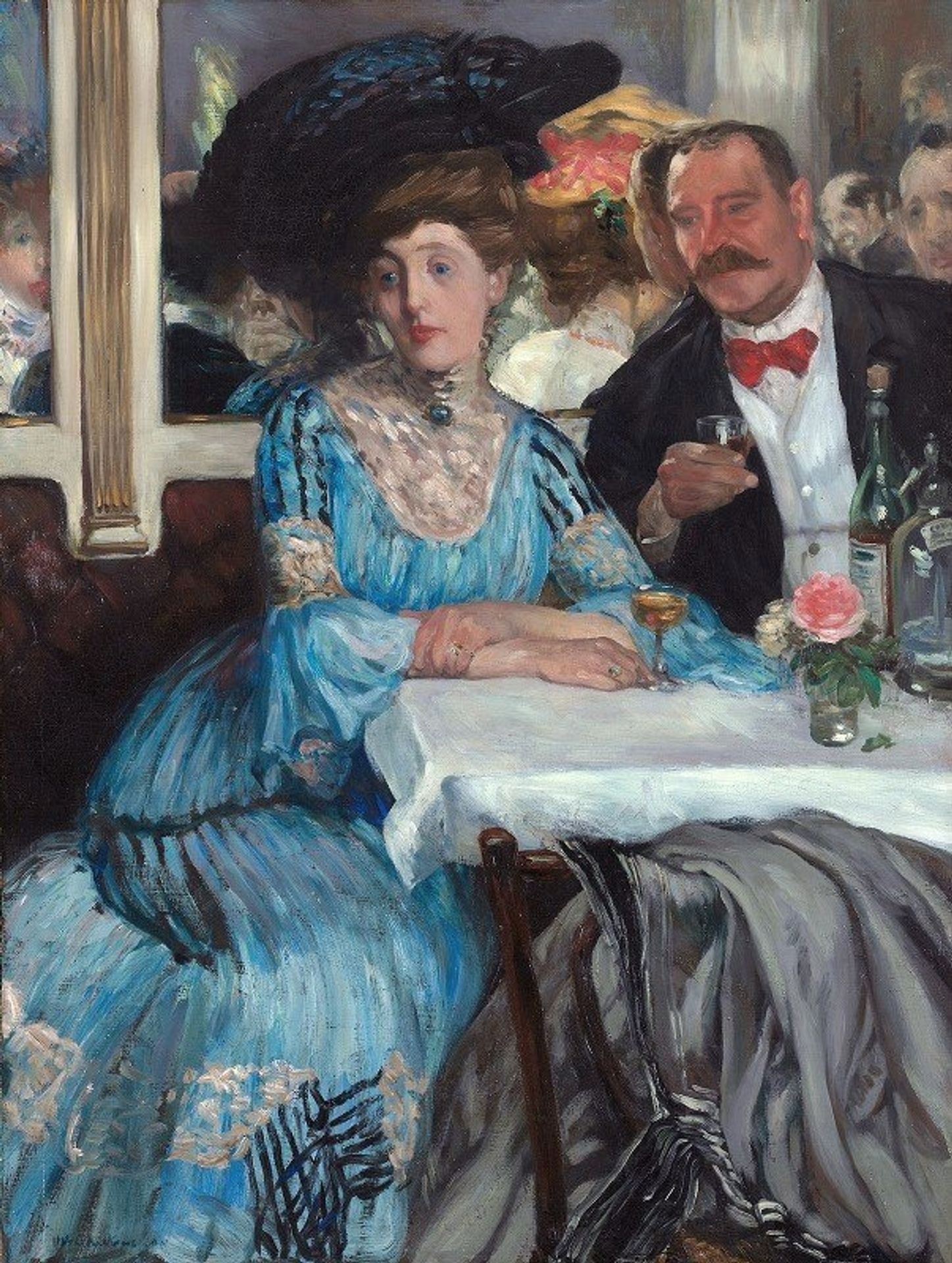 At Mouquin’s by William James Glackens