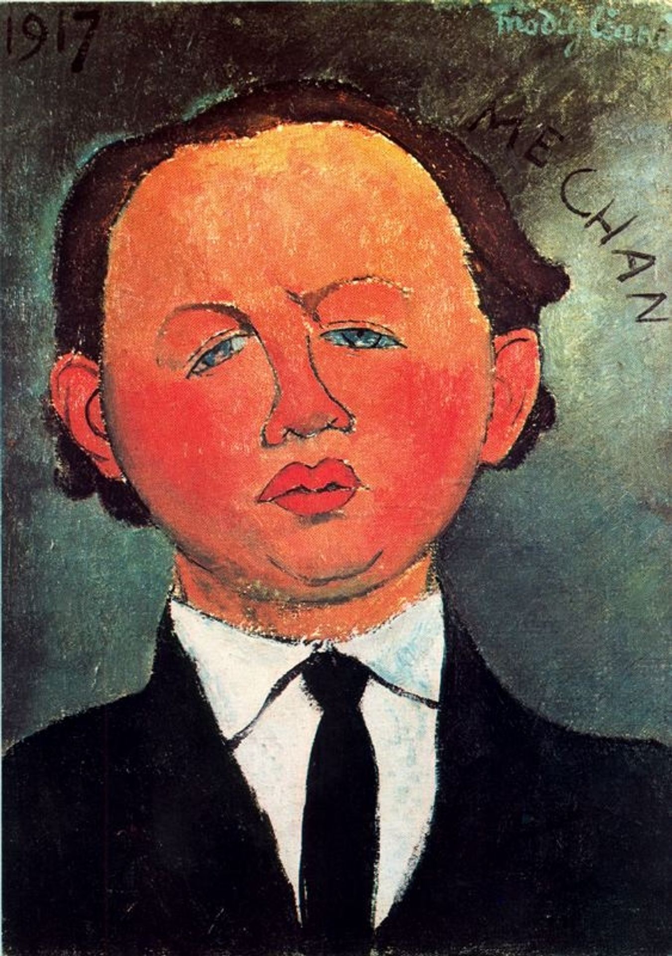 Oscar Miestchaninoff by Amedeo Modigliani