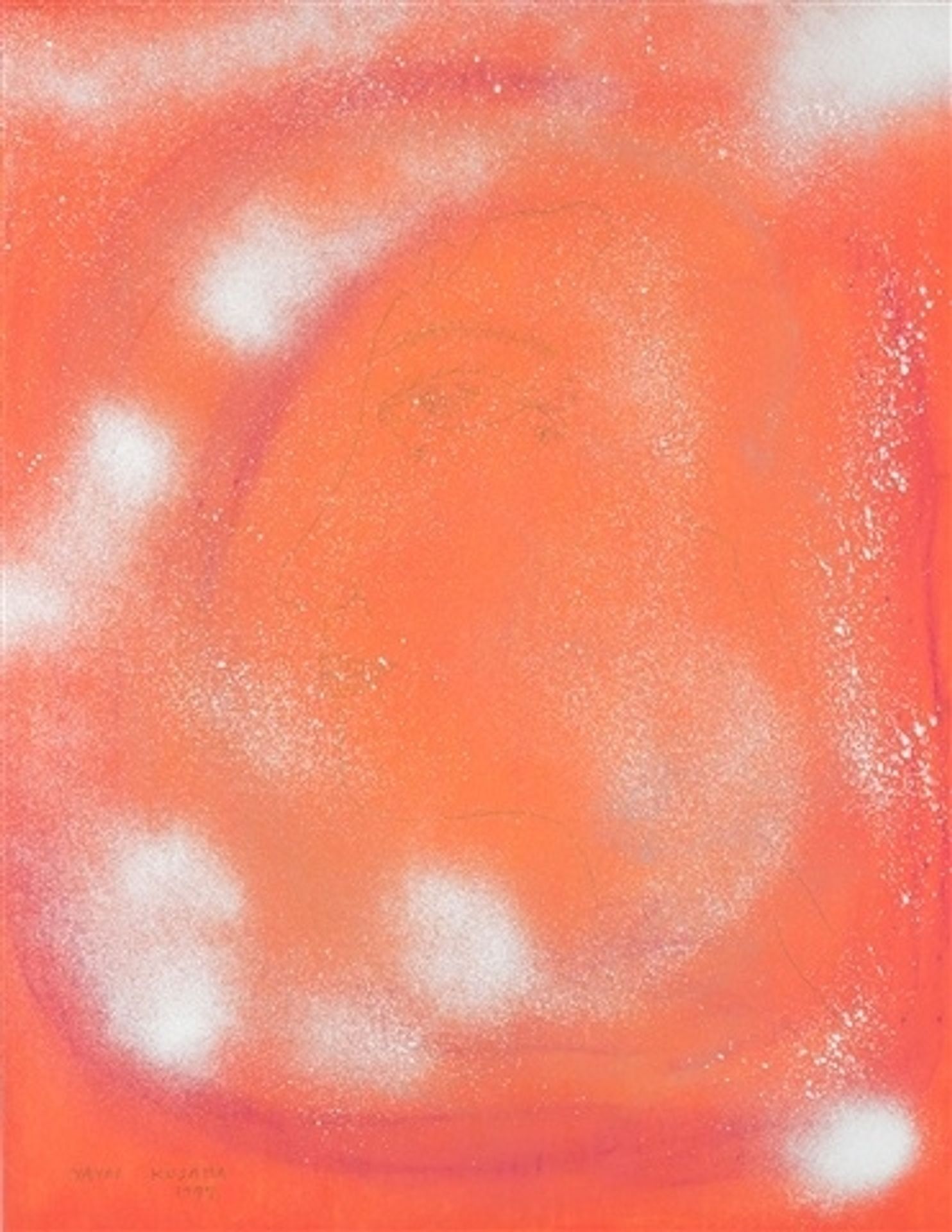 Woman in the Wind by Yayoi Kusama