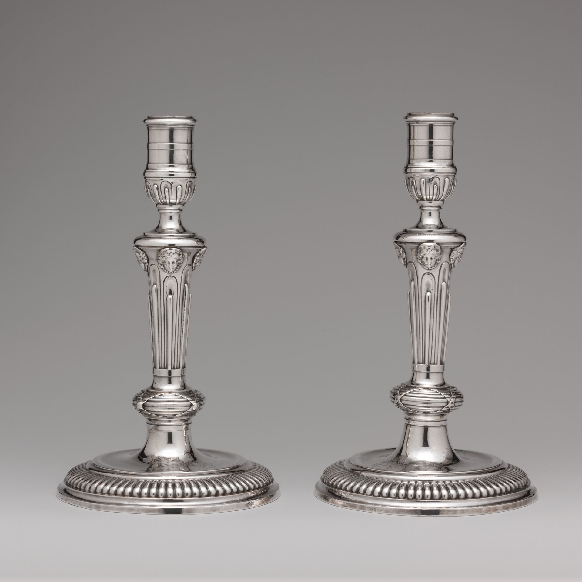 Pair of candlesticks by Charles Petit