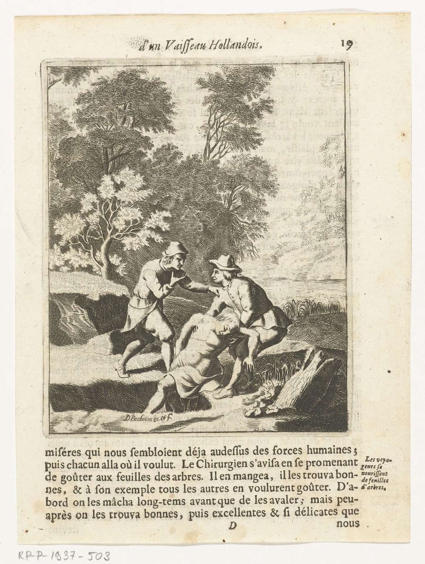 Twee mannen halen een dode uit een graf by Dirck Bosboom