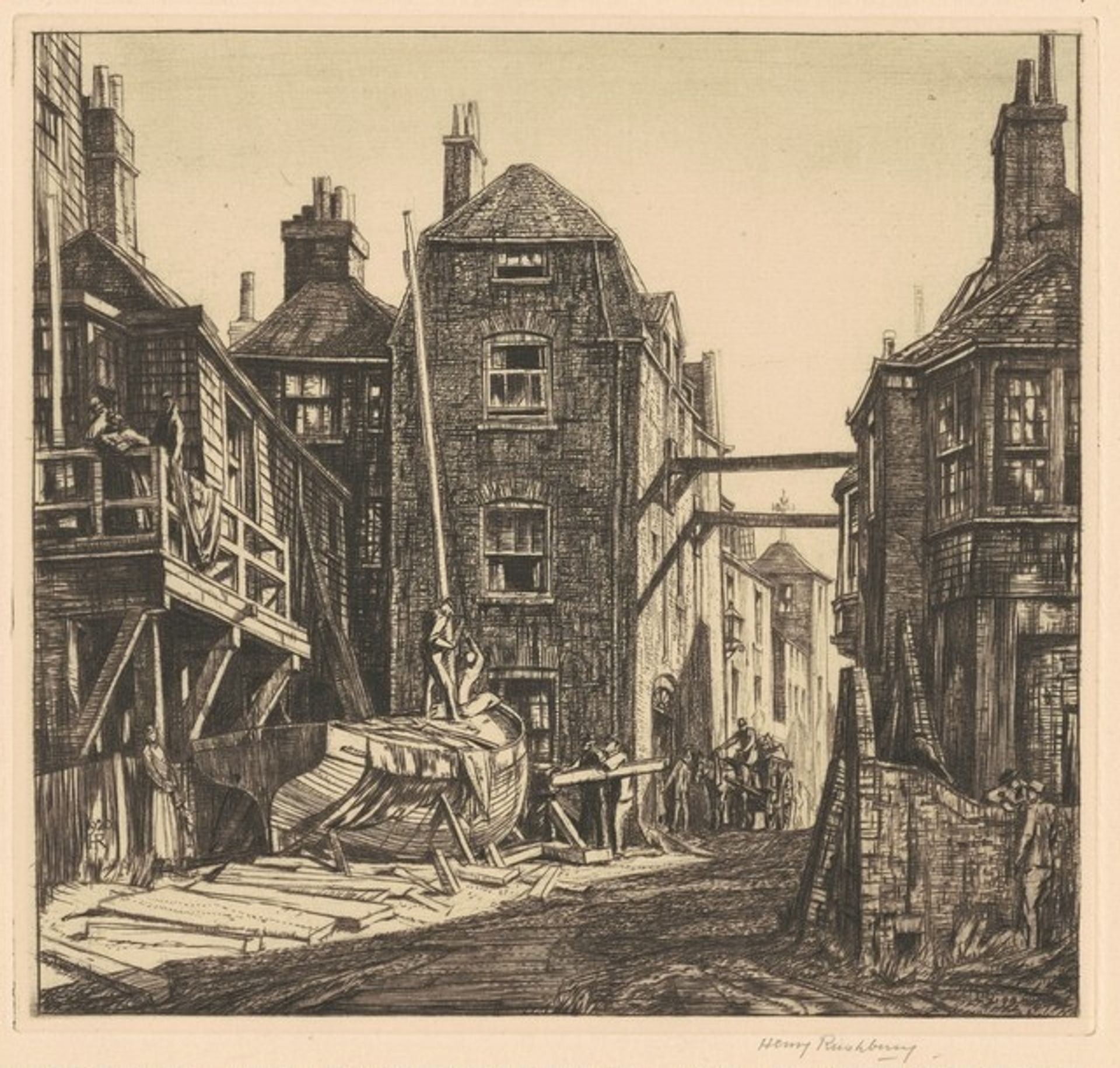 Old Deal by Henry Rushbury