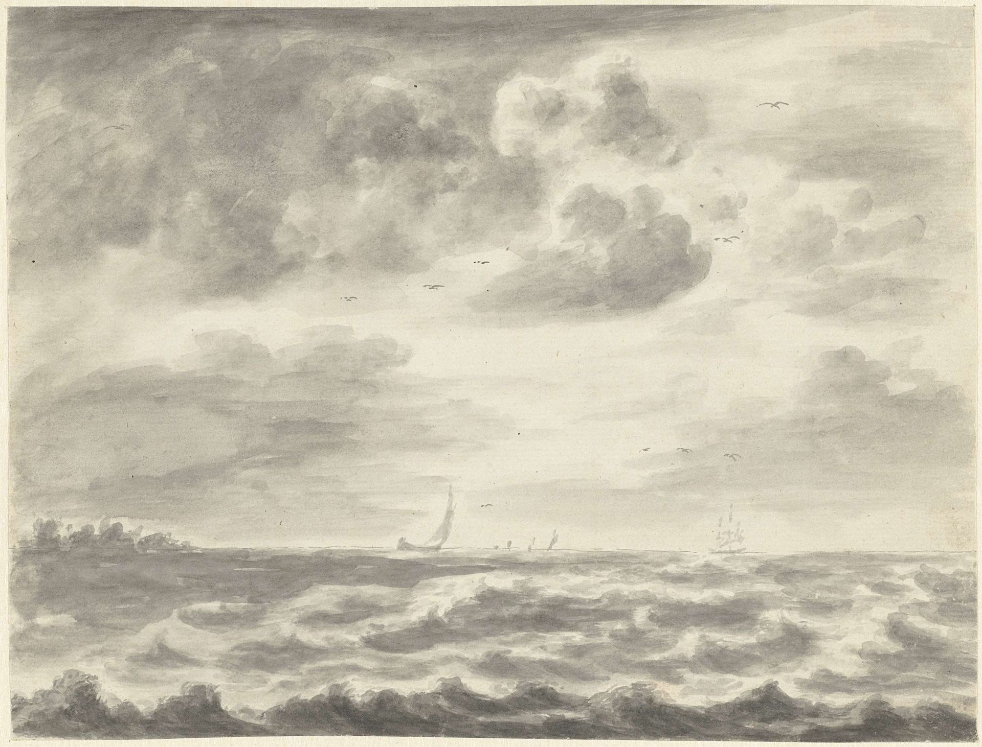 Zeegezicht by Pieter Idserts