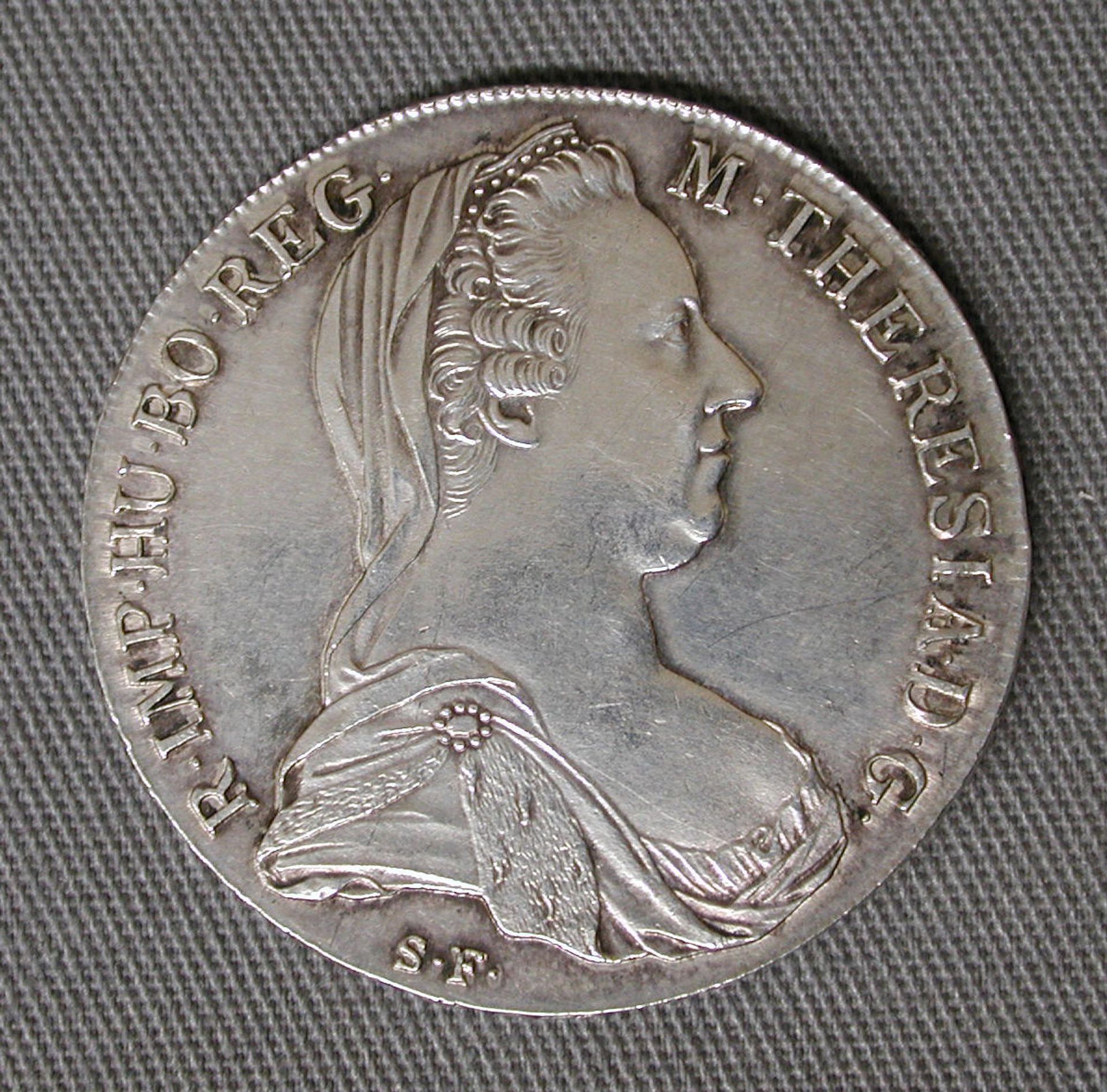 Thaler of Empress Maria Theresa by Günzburg Mint
