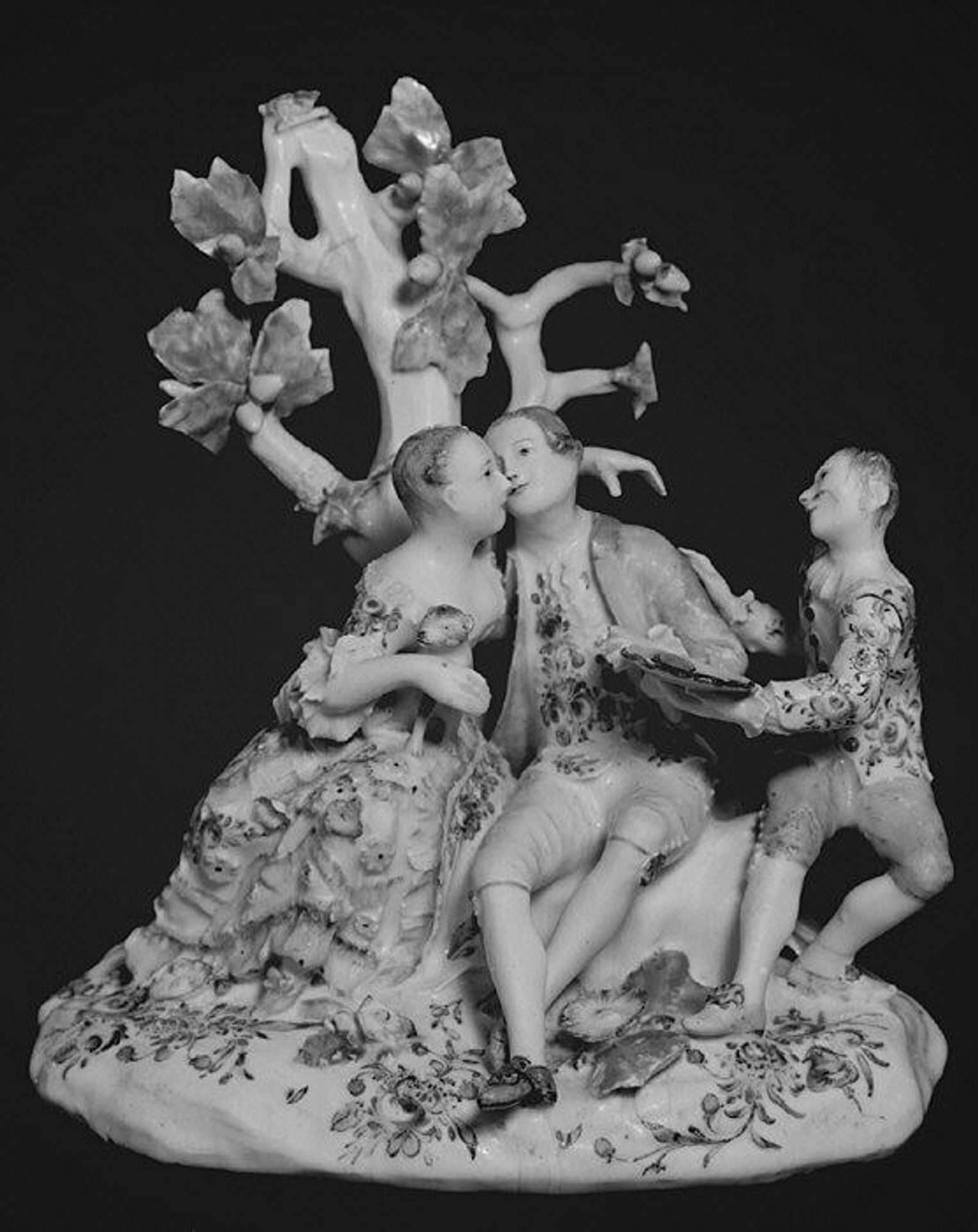 Lovers and clown by Derby Porcelain Manufactory