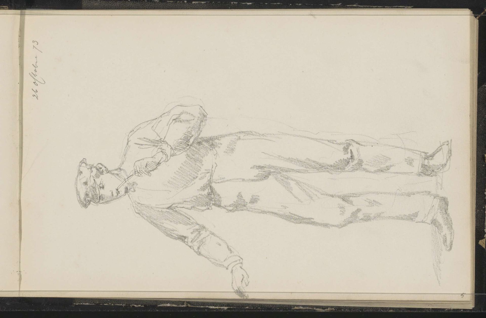 Man met een pet by Cornelis Springer