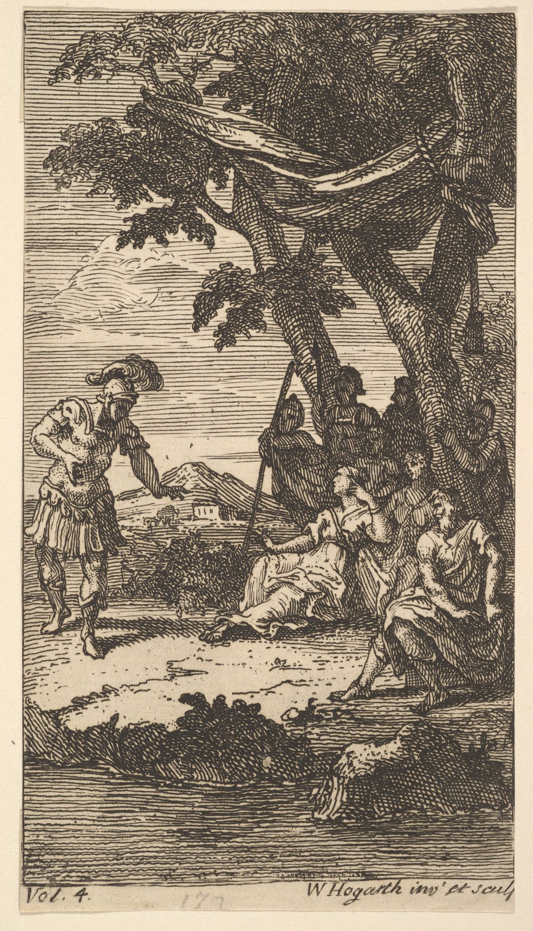 Cassandra, Frontispiece, Vol. 4 by William Hogarth