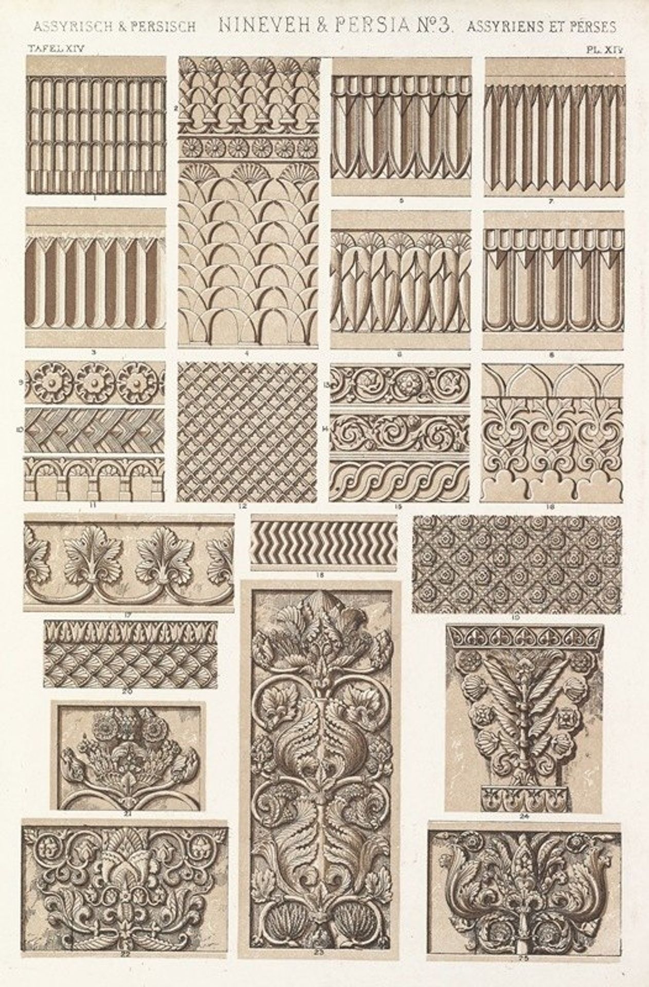 Nineveh & Persia No. 3 by Owen Jones