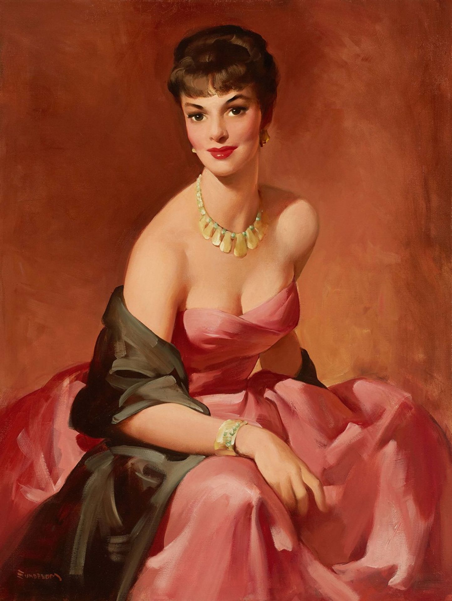 Portrait of a Society Lady by Haddon Hubbard Sundblom