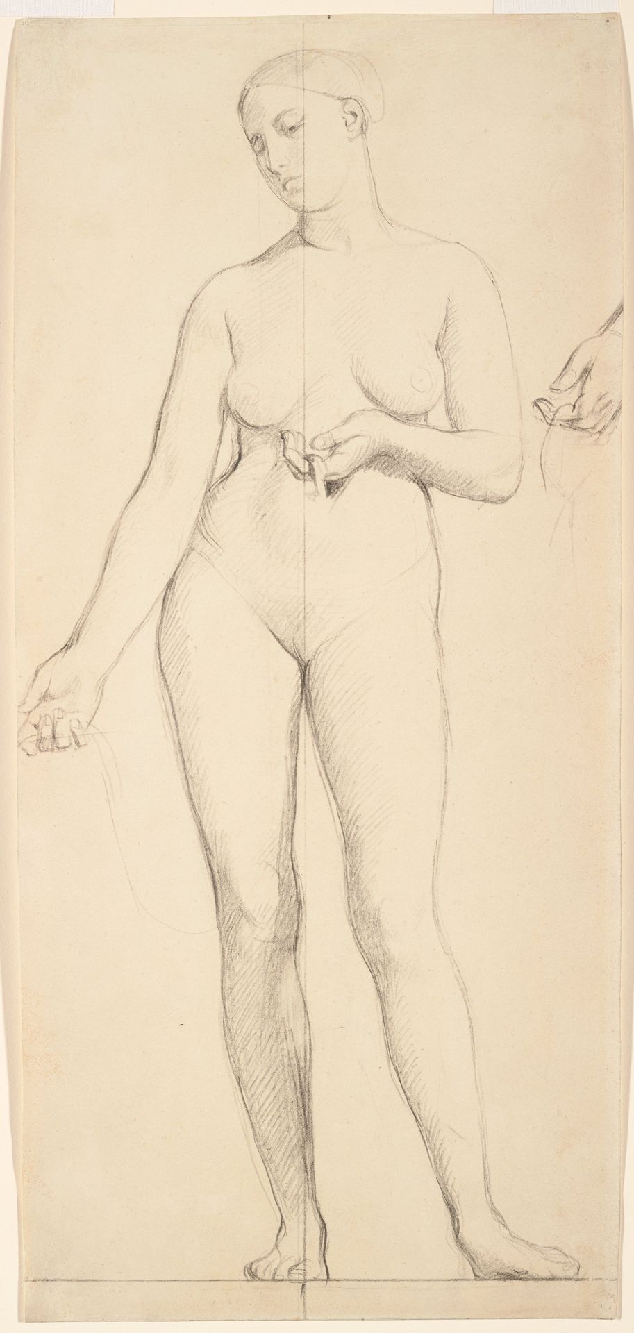 Standing Female Nude by Jean Auguste Dominique Ingres