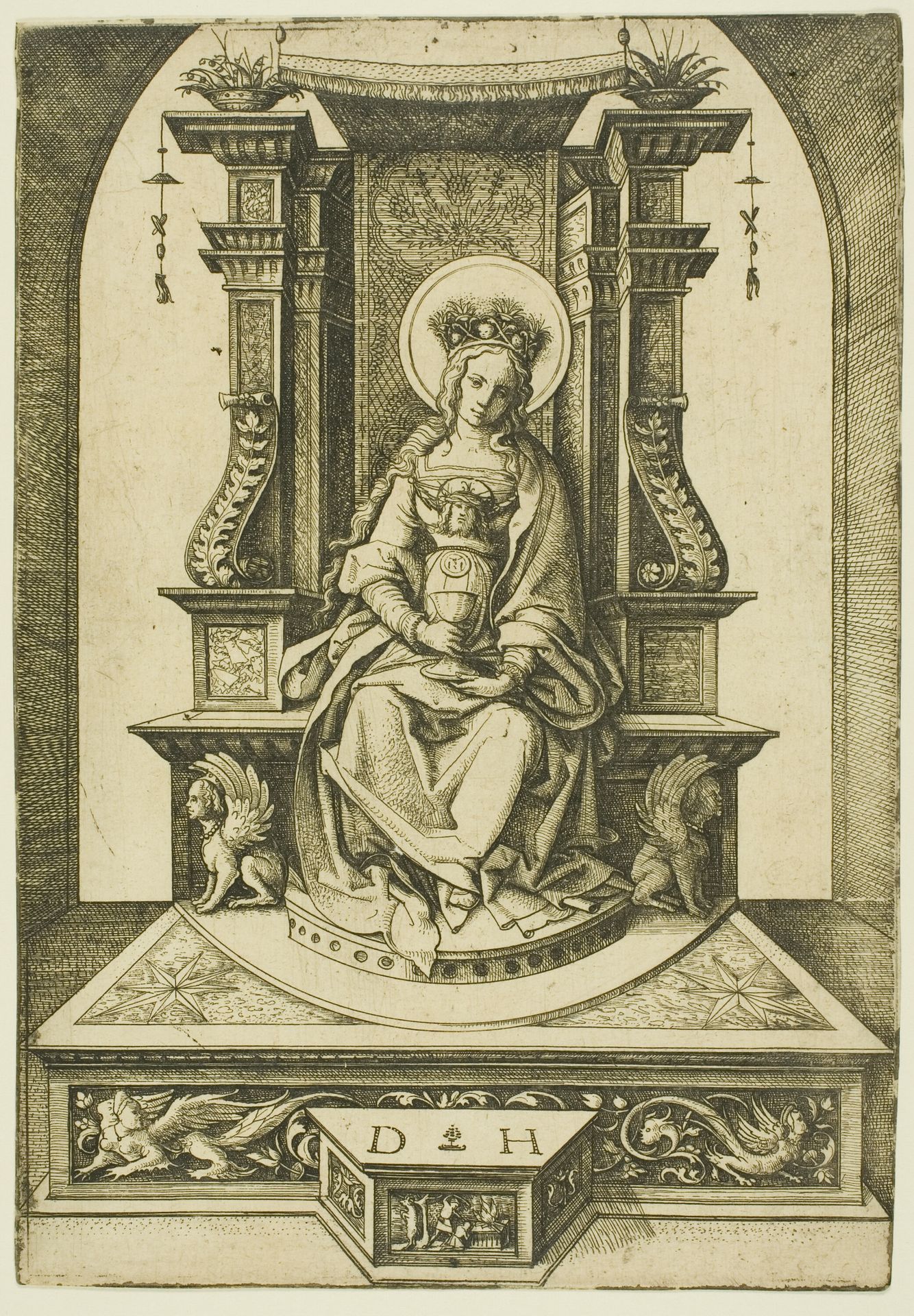 The Church Enthroned by Daniel Hopfer