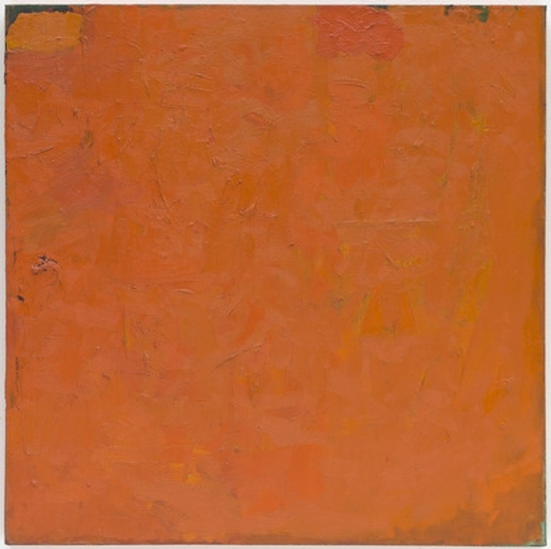 Untitled (Orange Painting) by Robert Ryman