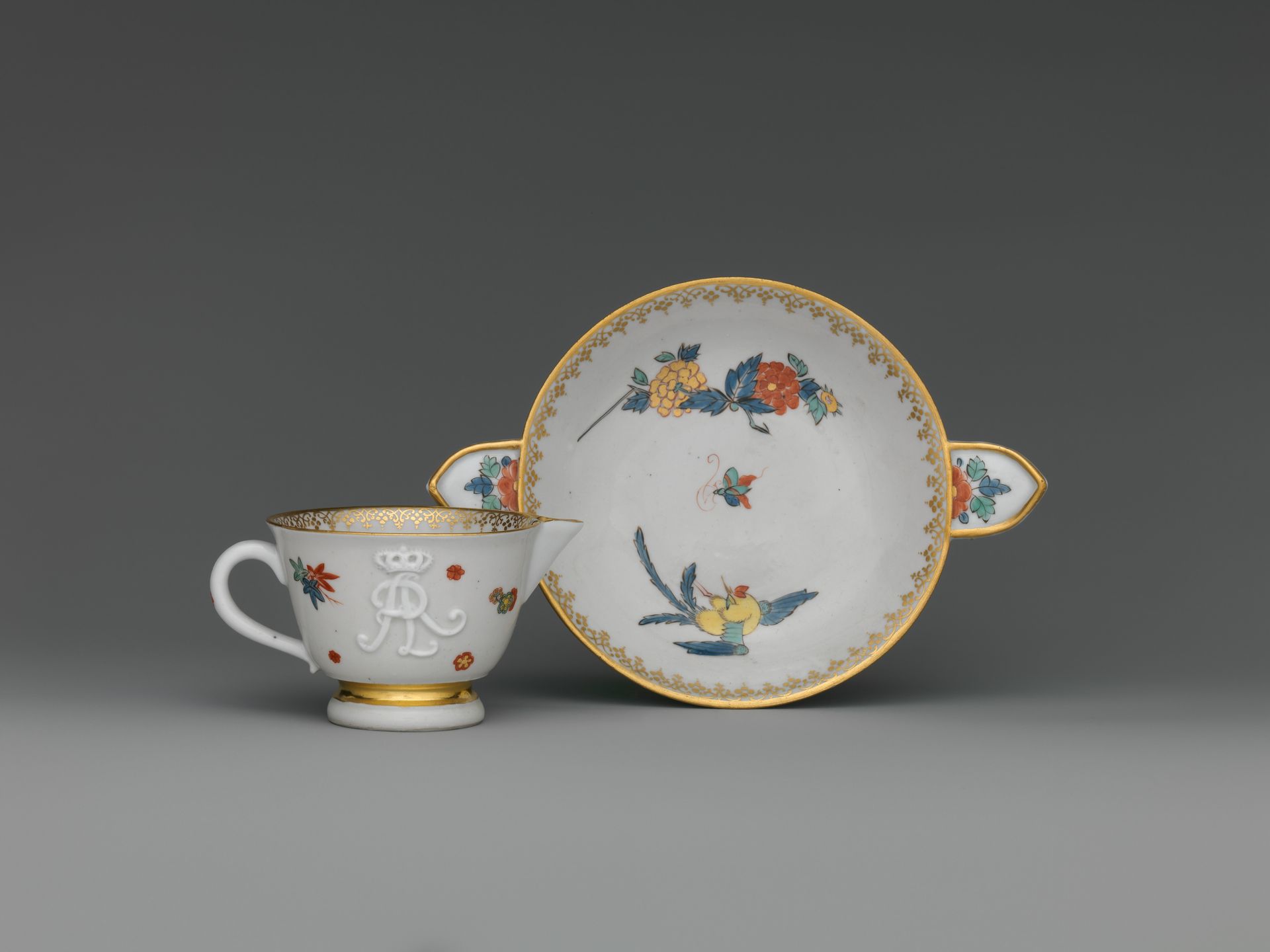 Pitcher and stand by Meissen Manufactory