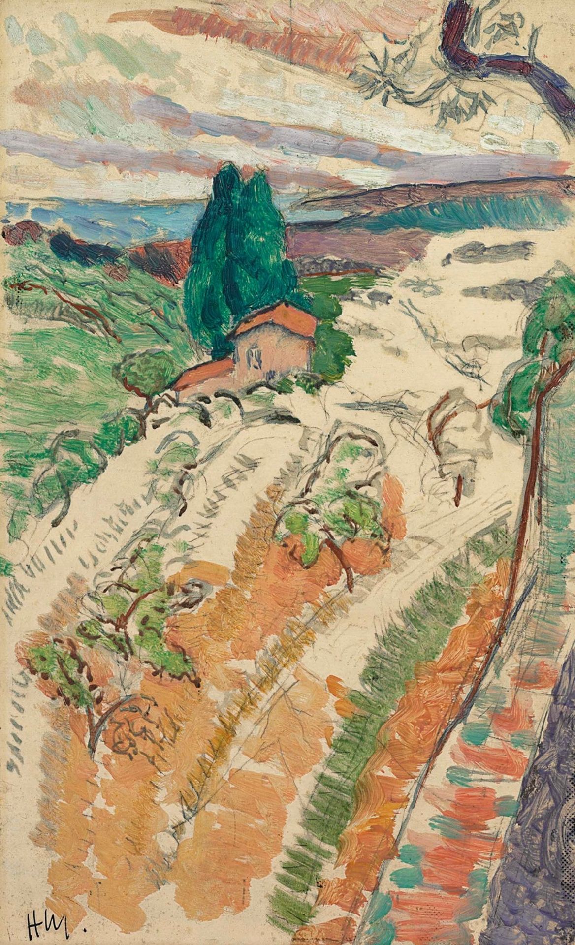 Paysage, St. Tropez by Henri Matisse