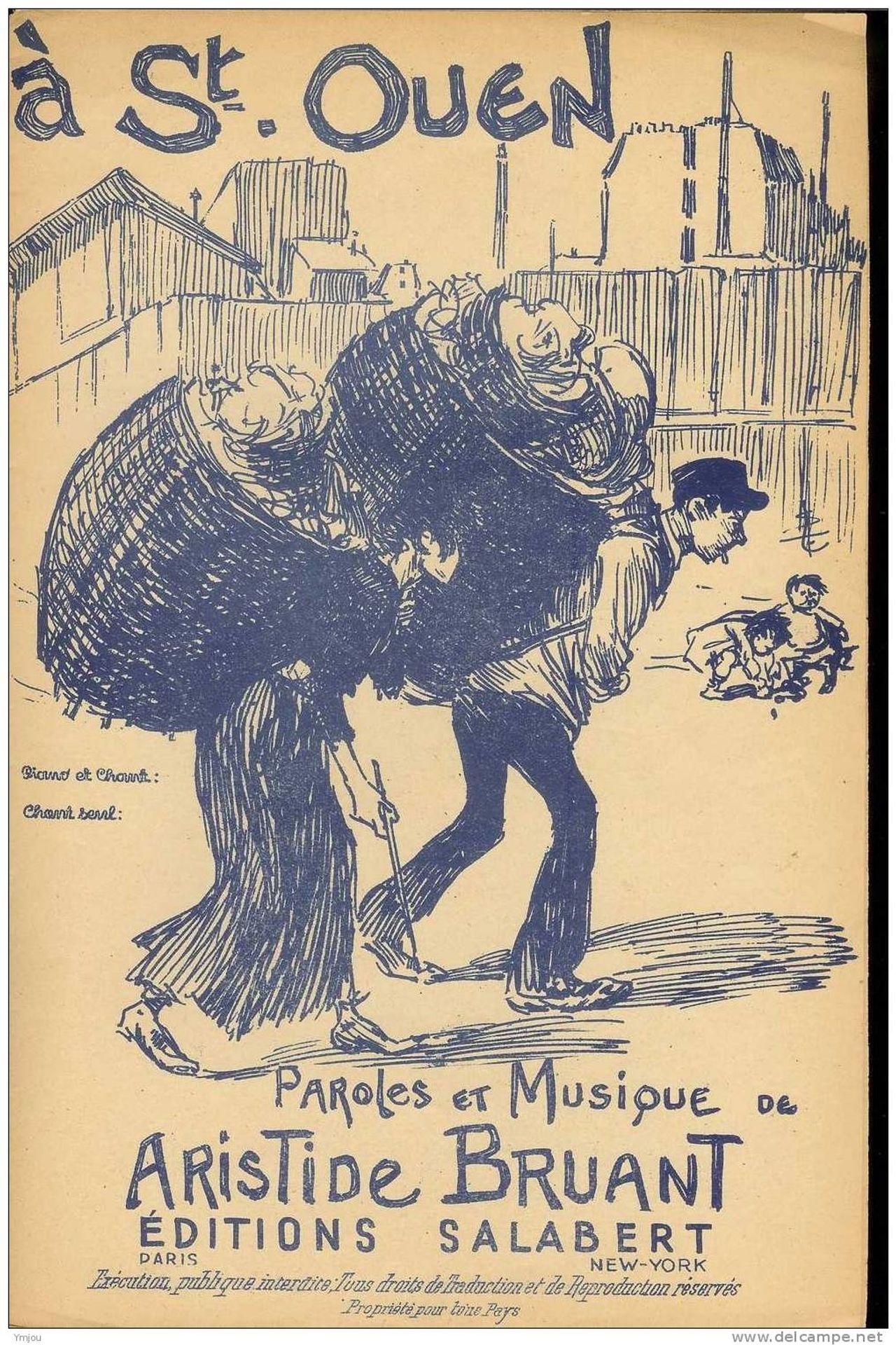 A Saint-Ouen by Théophile Alexandre Steinlen