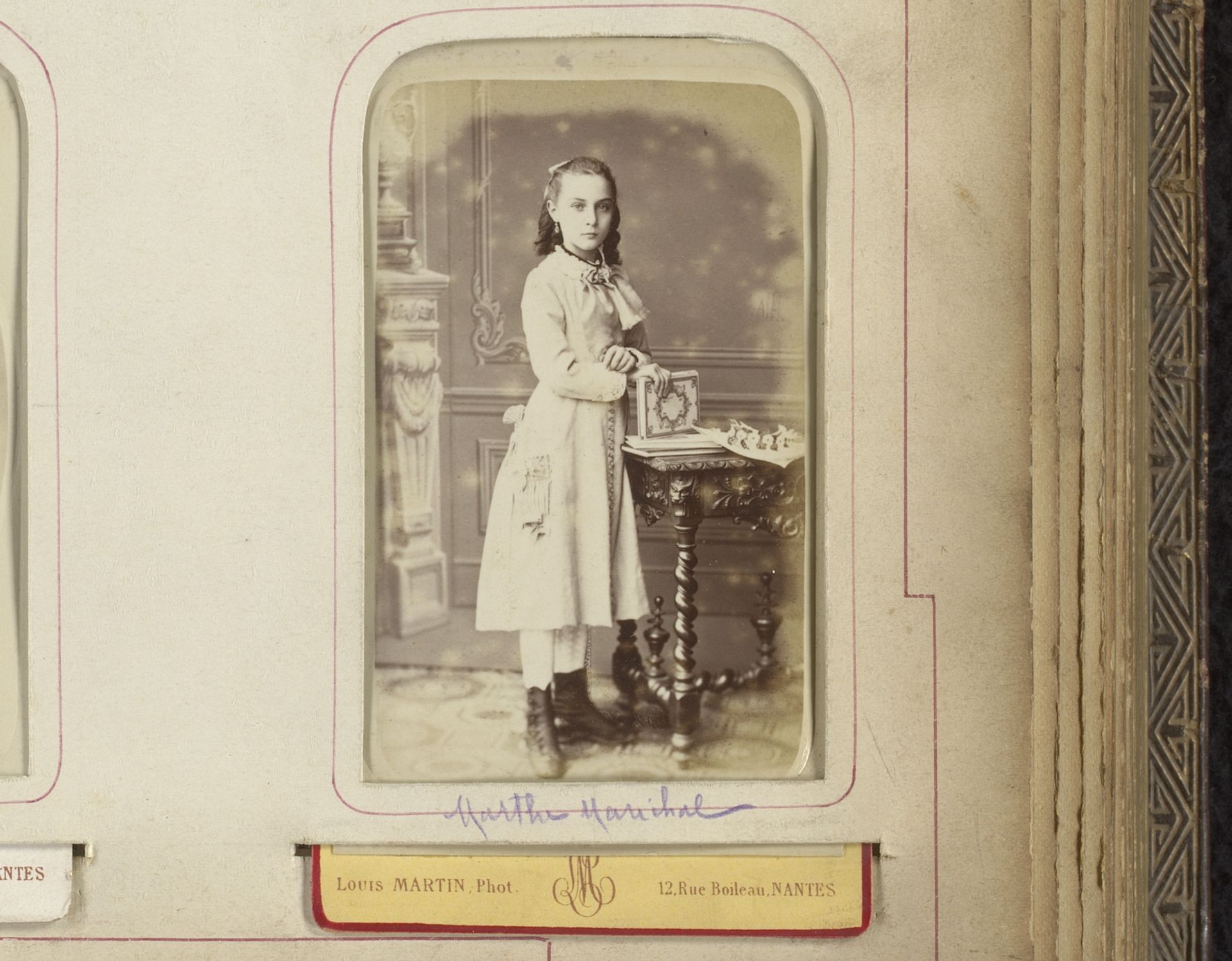 Portret van Marthe Maréchal by Louis Martin