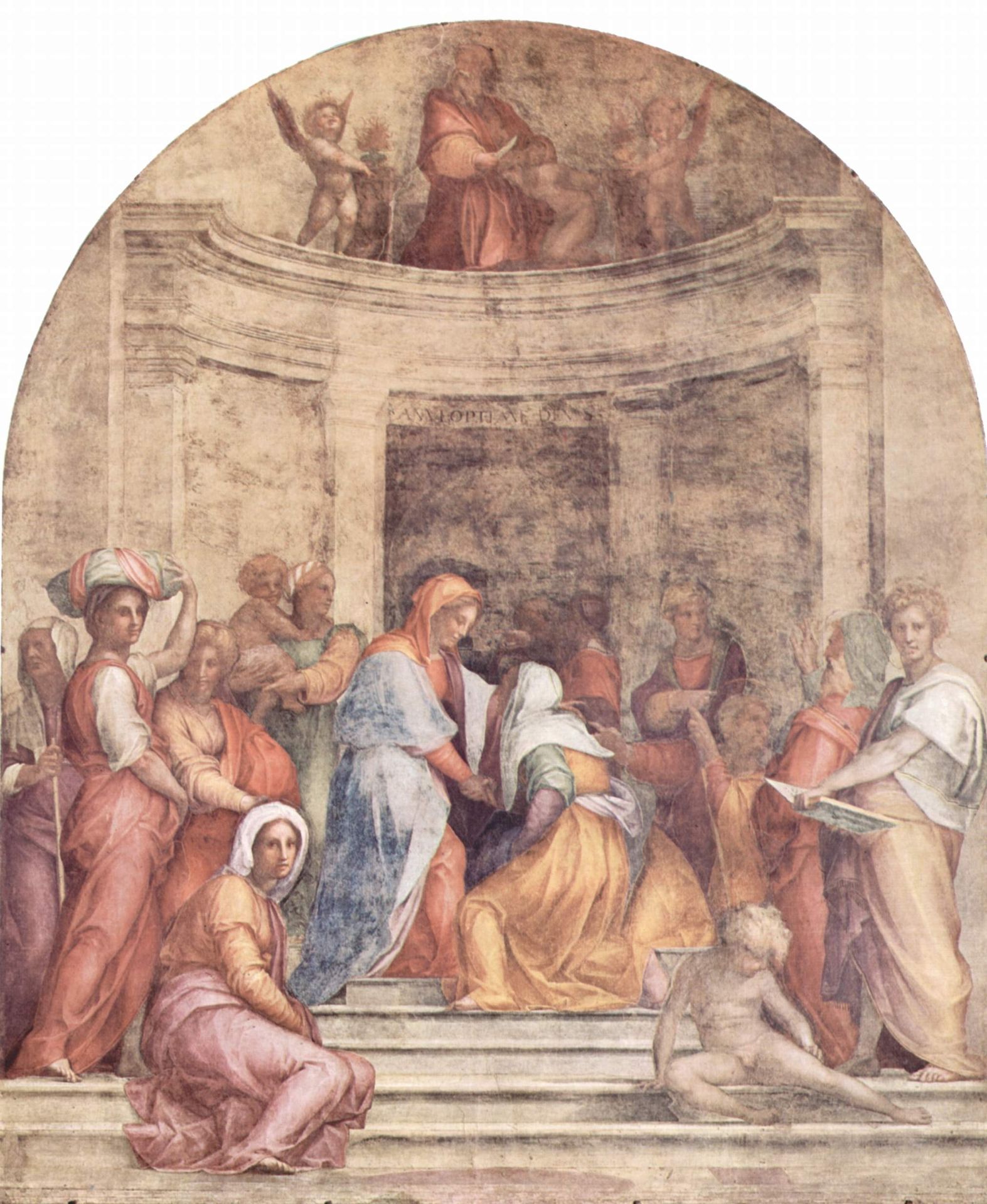 Visitation by Jacopo Pontormo