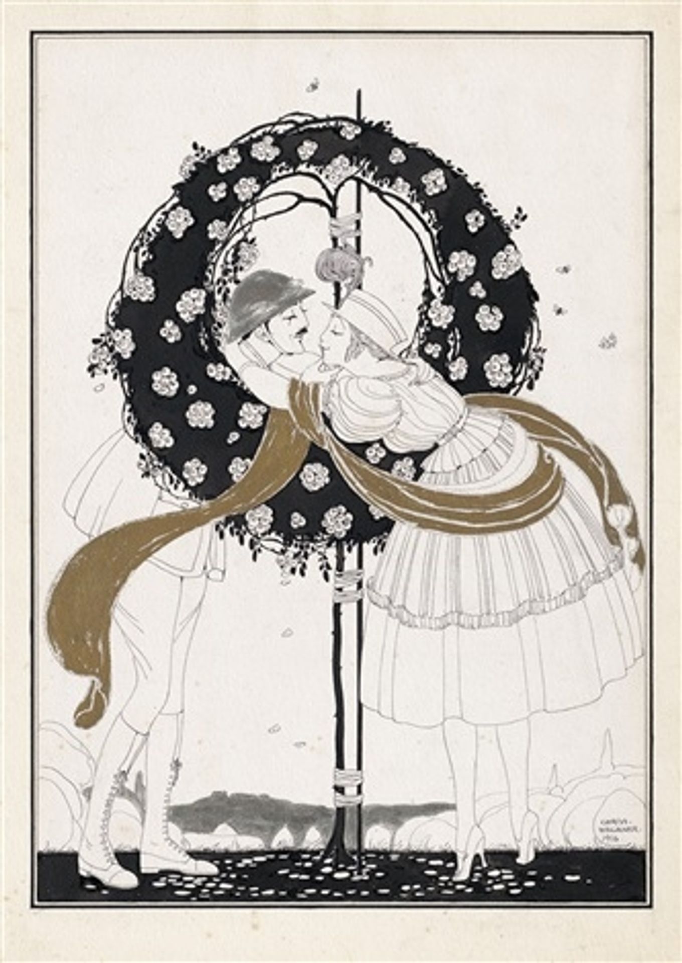 Der Kuß by Gerda Wegener