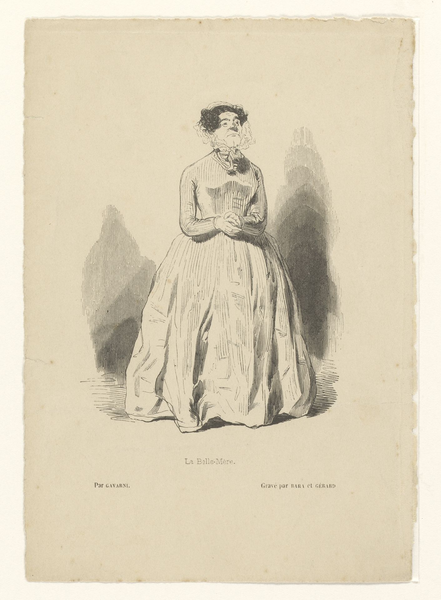 Stiefmoeder uit Petites Misères de la Vie Conjugale van Honoré de Balzac by Joseph Bara